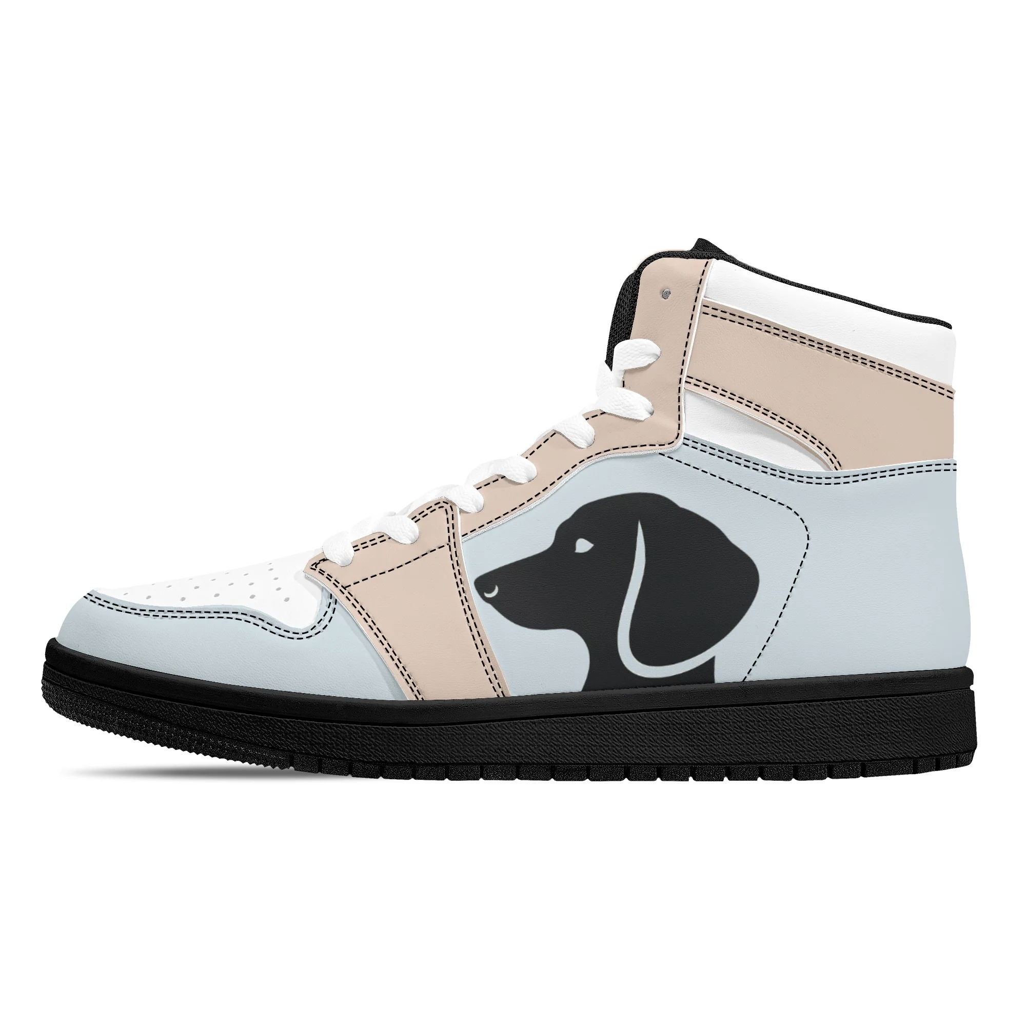 Nora -  High Top Leather Sneakers - Image 2