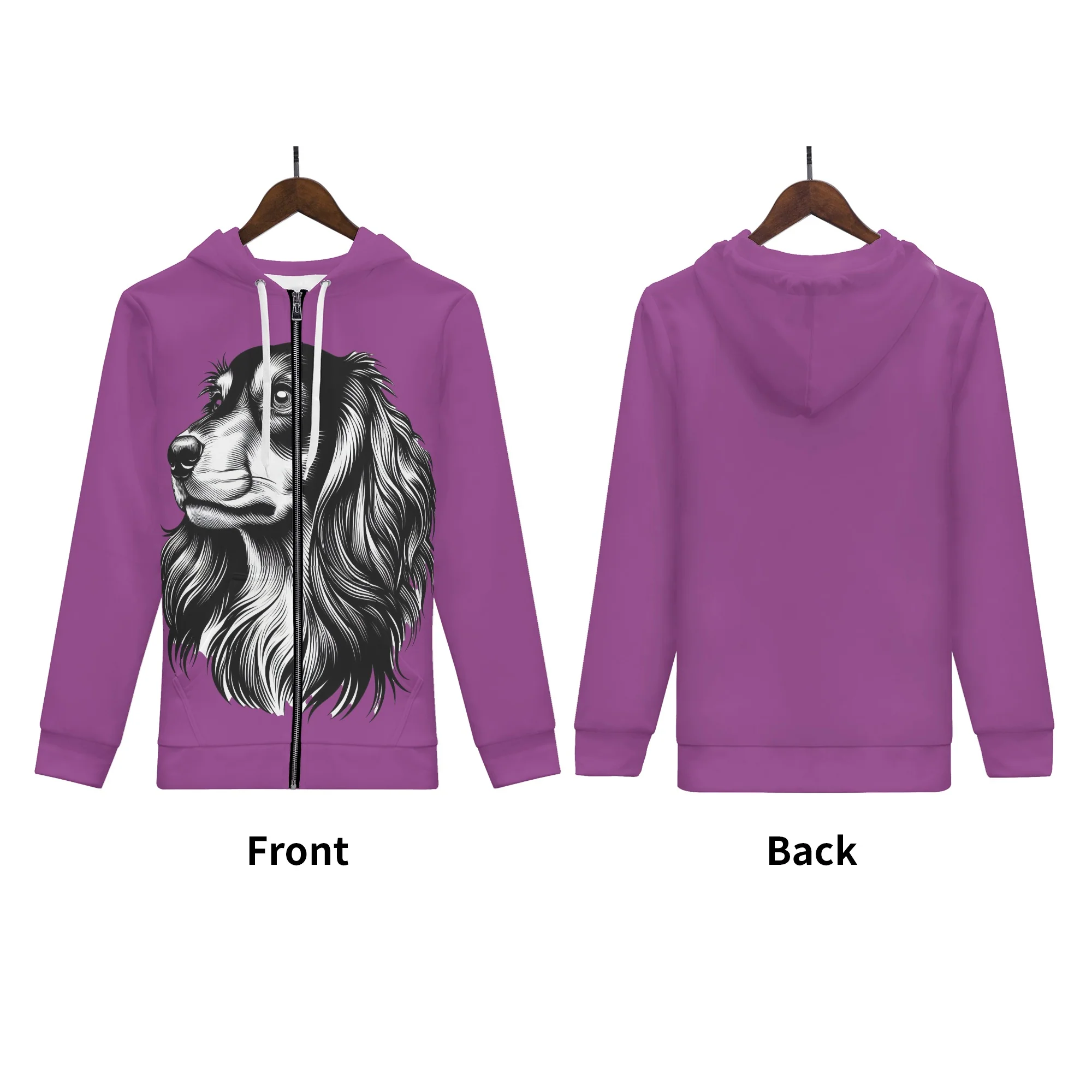 Paisley - All Over Print Zip Up Hoodie - Image 9