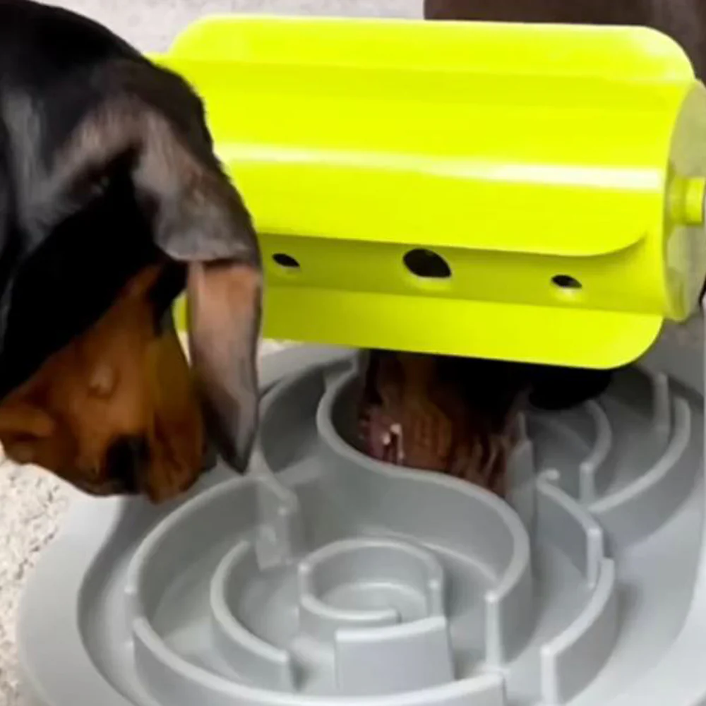 PawRoll Dachshund Slow Feeder Roller Toy - Image 4