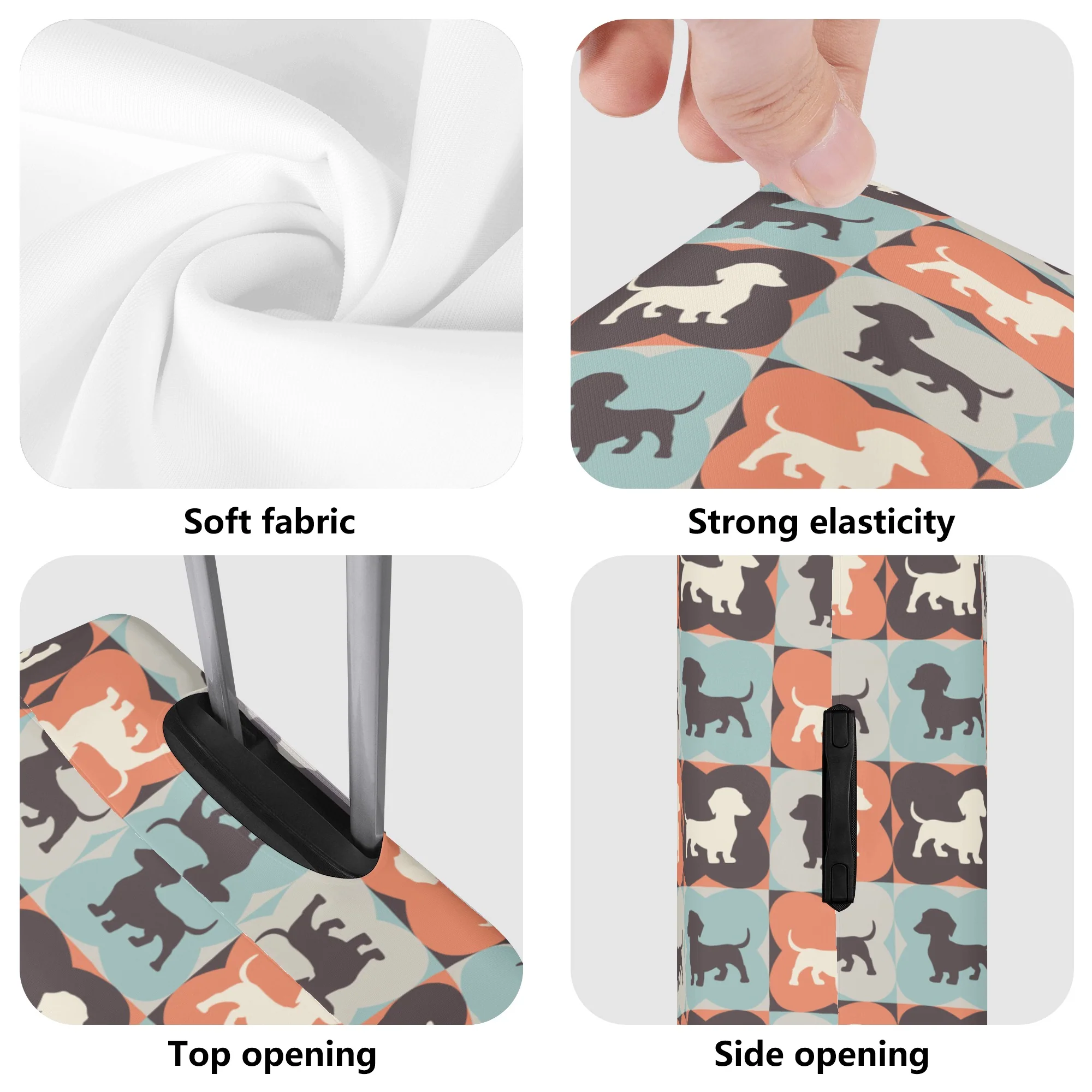 Peach - Luggage Cover - Image 6