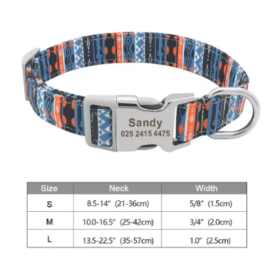 Personalized Dachshund Collar – Adjustable Custom Nylon ID Tag - Image 2