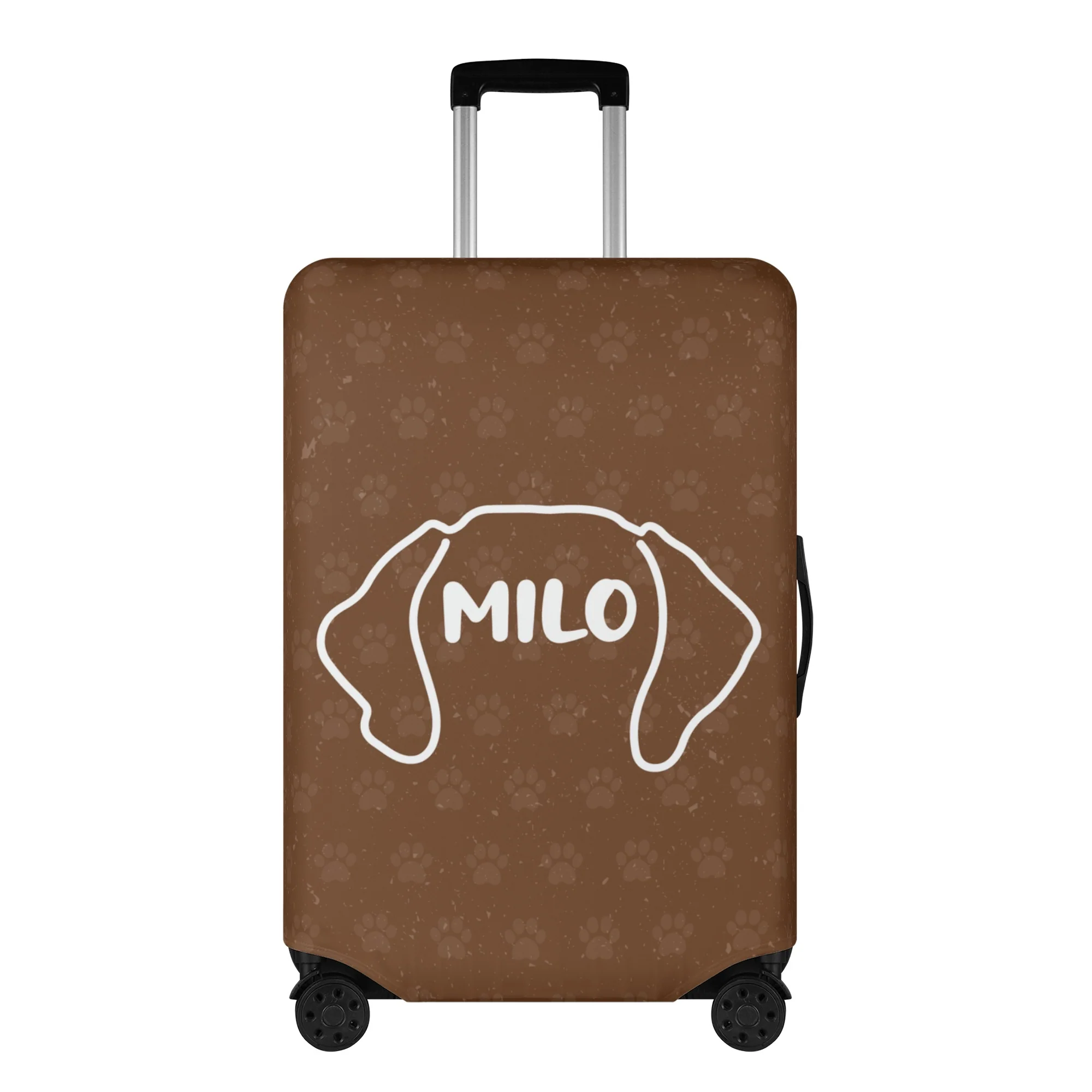 Personalized Luggage Cover with Dachshund Name - Luggage Cover - Image 2