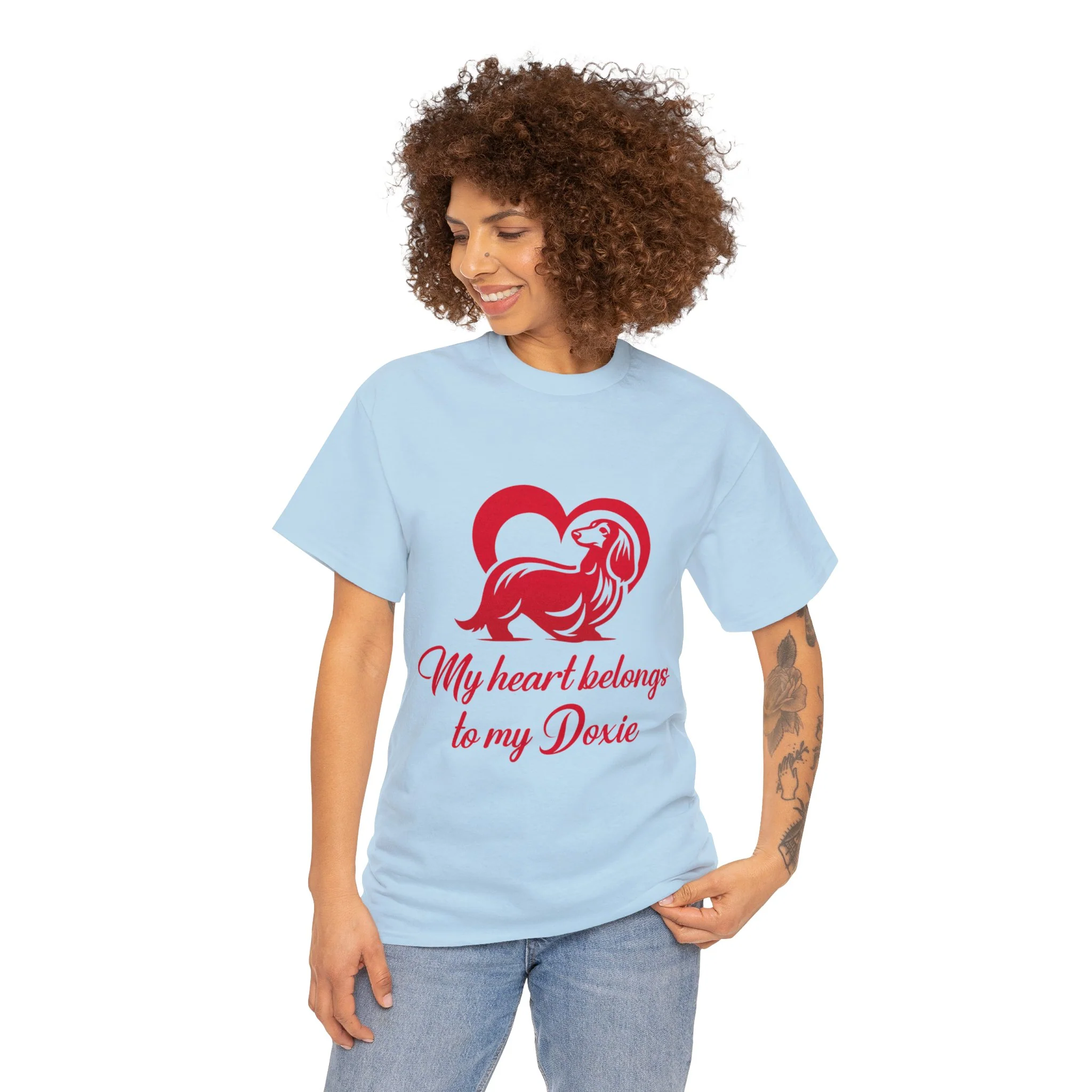 Poppy - Unisex Cotton T-Shirt - Image 3