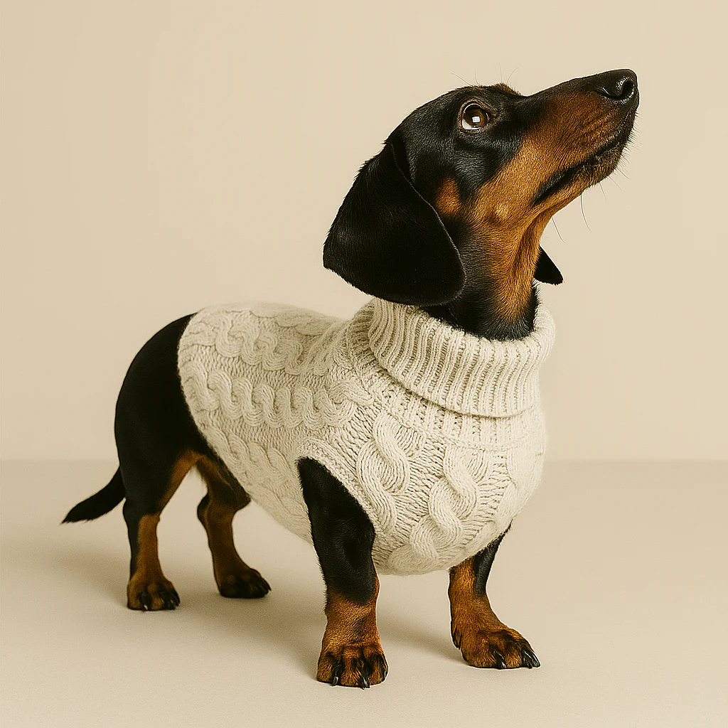 Premium Dachshund Wool Sweater - Image 2