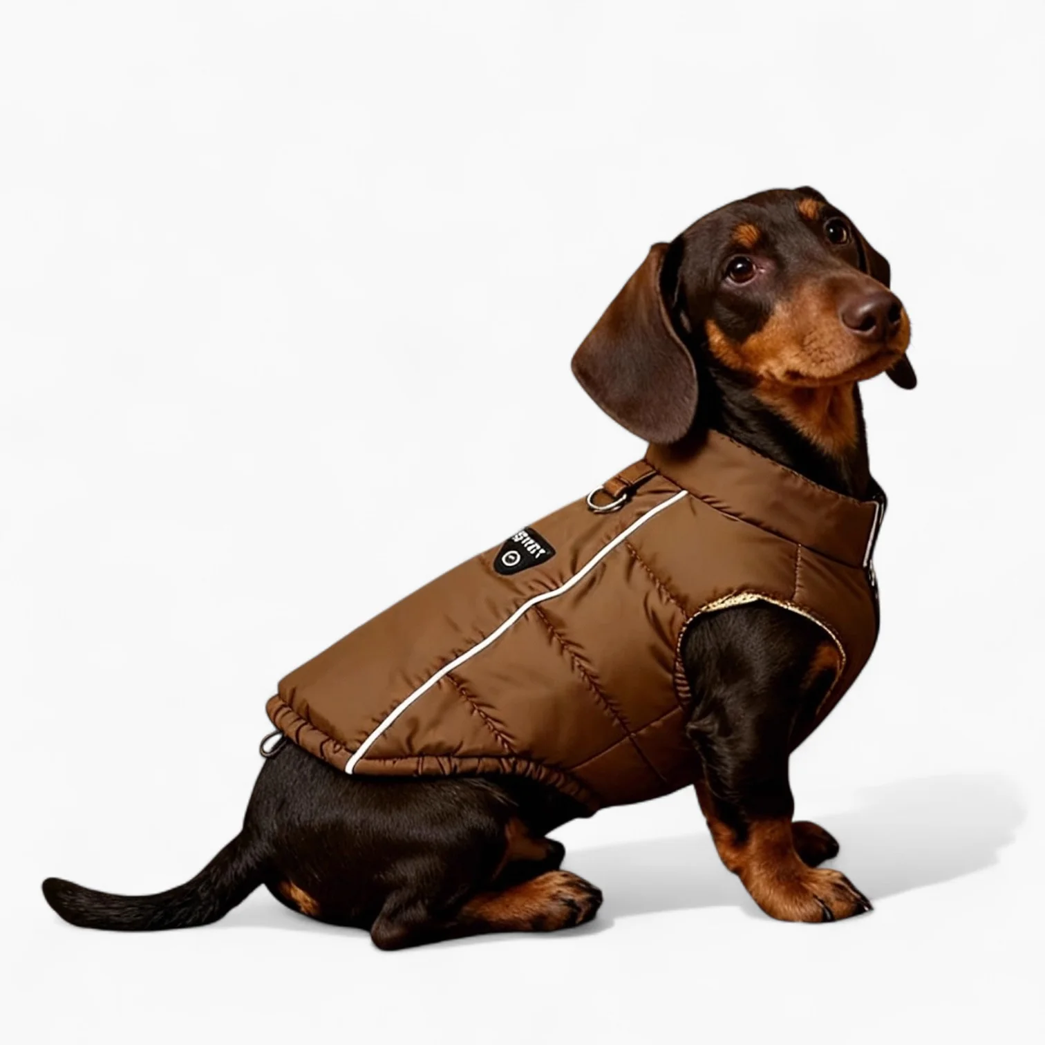 DachLox Dachshund Puffer Vest – Winter Windproof Down Jacket