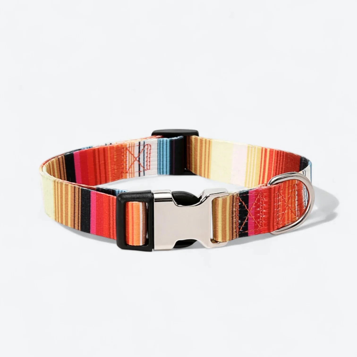 SerapBull Dachshund Rainbow Stripe Collar Leash Set – Adjustable Nylon Dog Walking Gear - Image 5