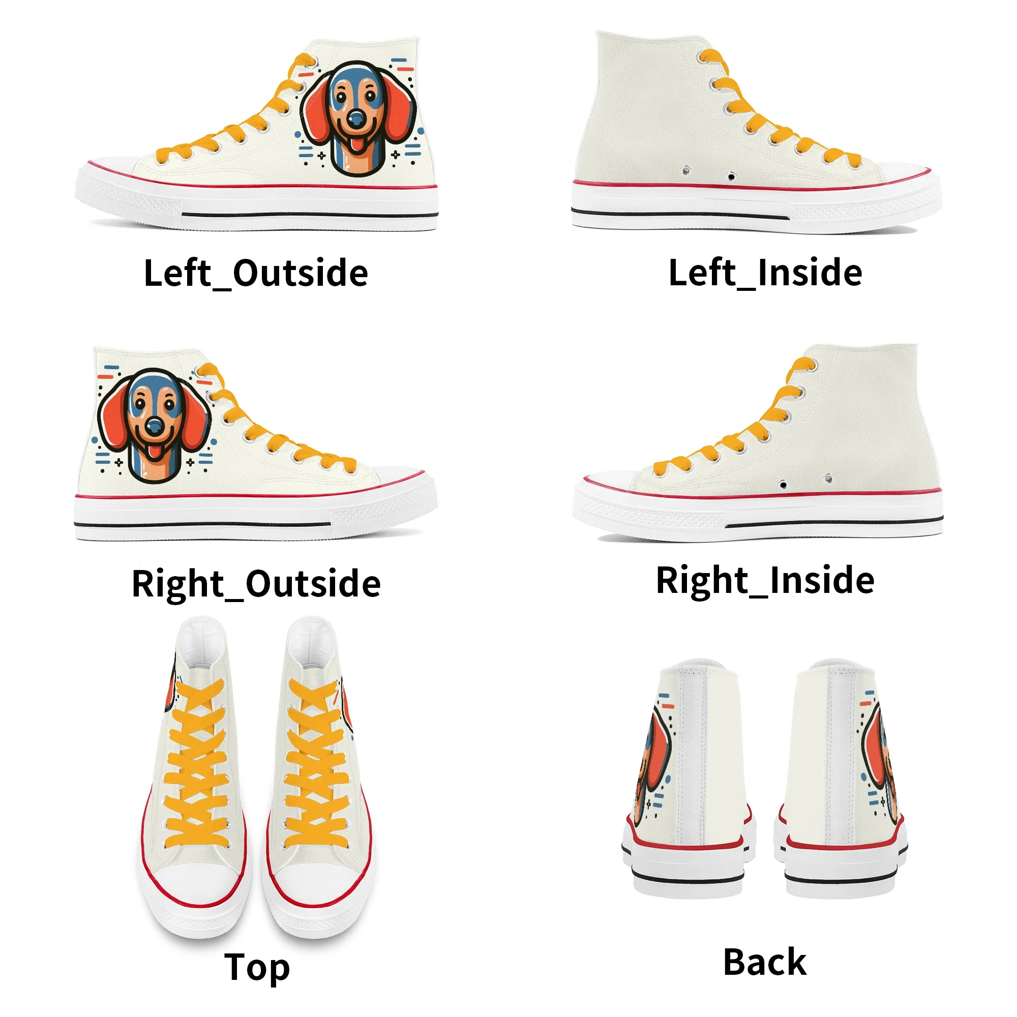 Rhode - Classic High Top Canvas Shoes - Image 9