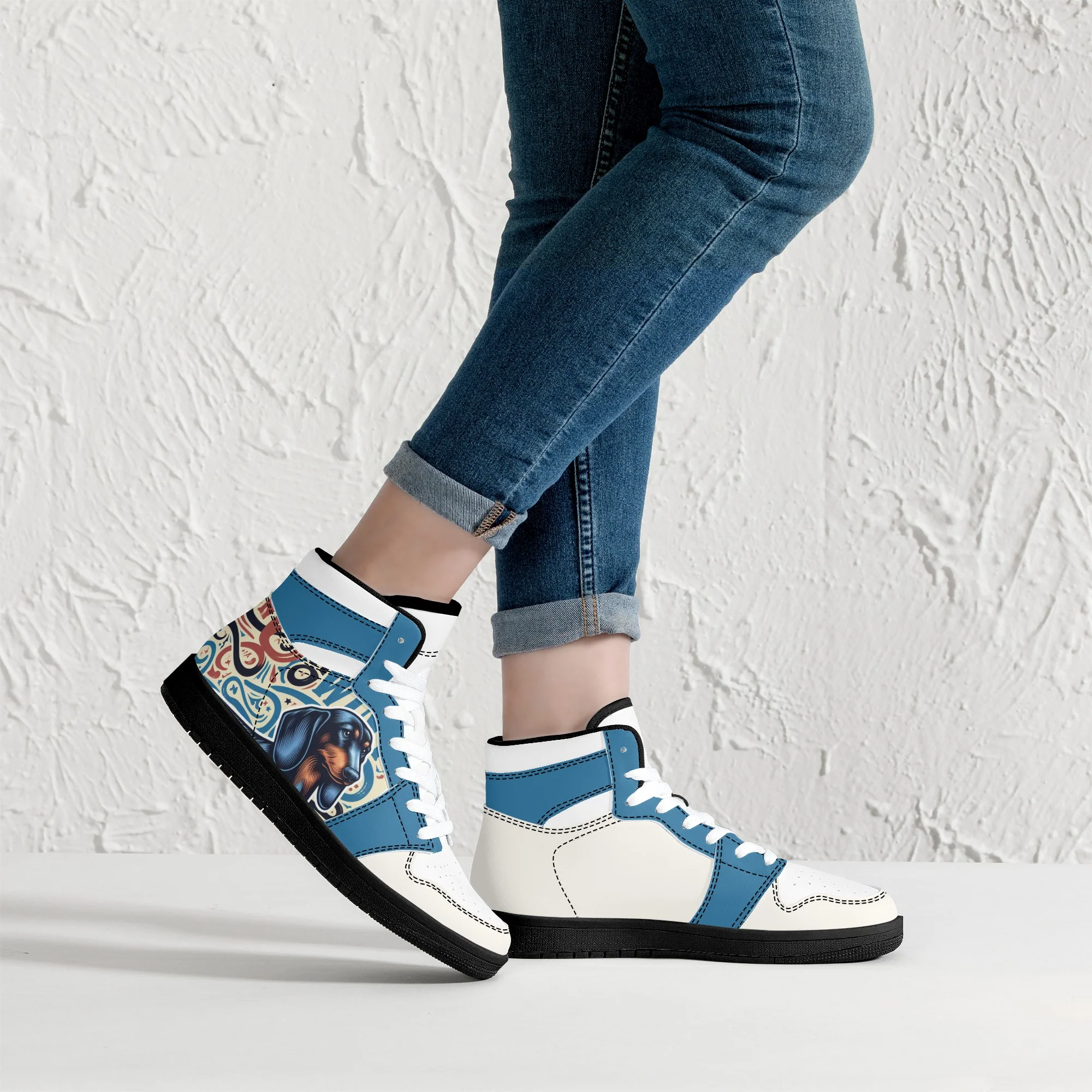 Rhode -  High Top Leather Sneakers - Image 8