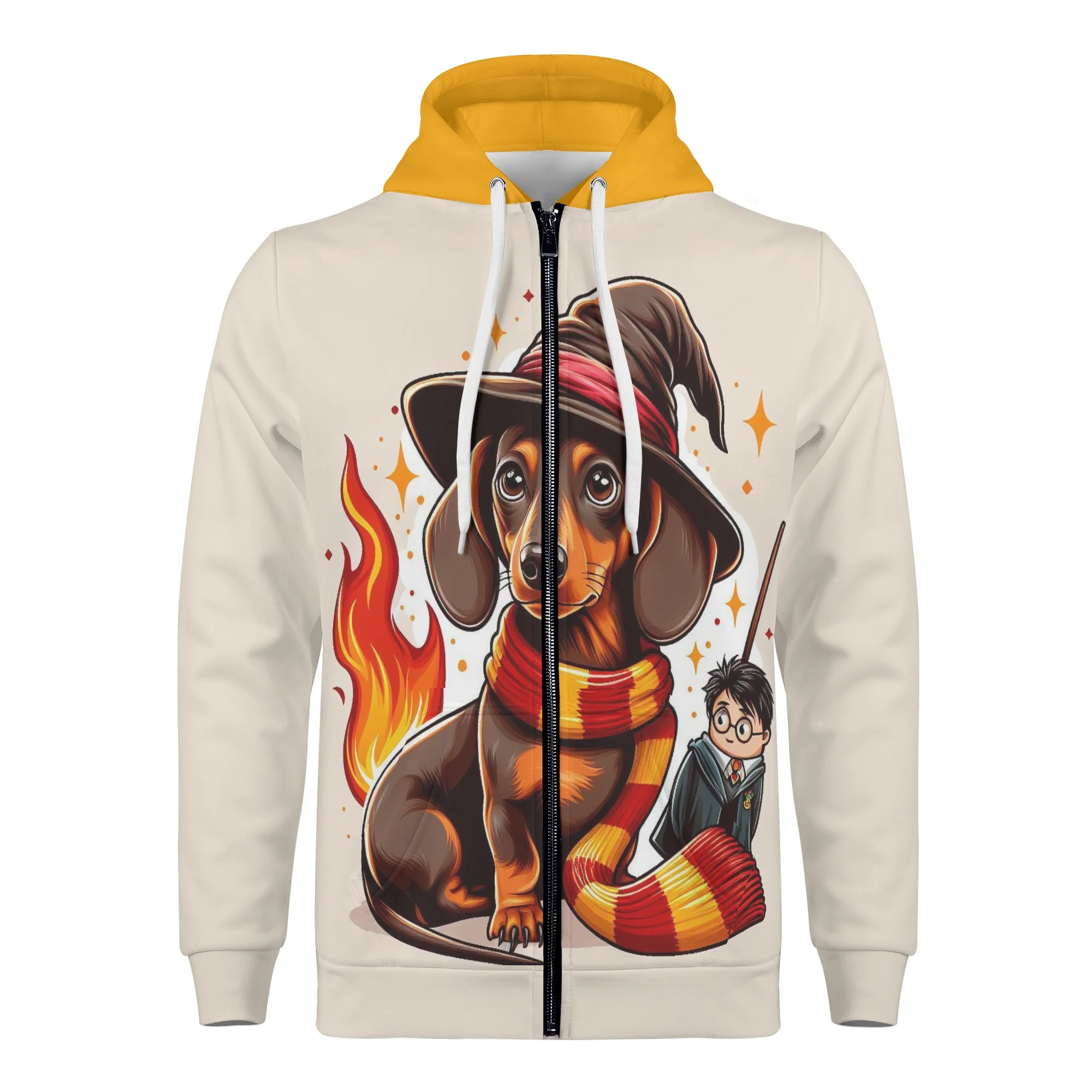 Riley - All Over Print Zip Up Hoodie - Image 5