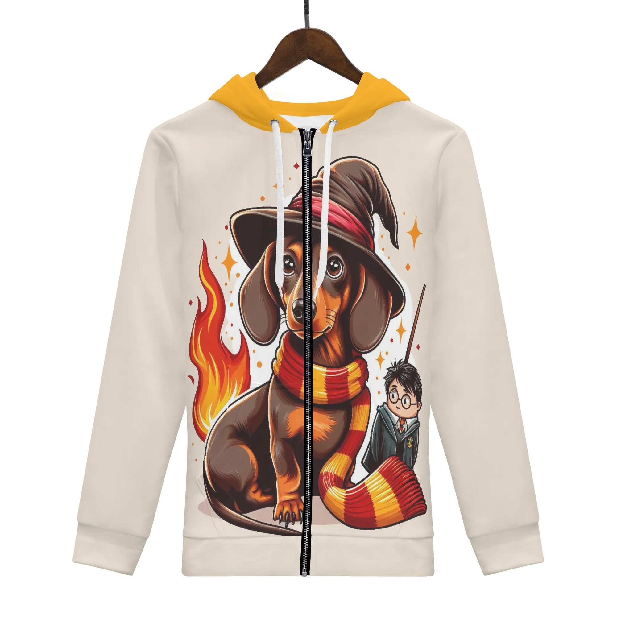 Riley - All Over Print Zip Up Hoodie - Image 7