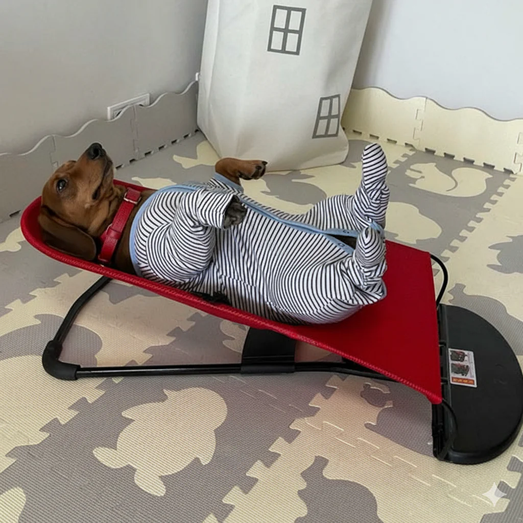 Portable Rocking Chair for Dachshund - Image 3