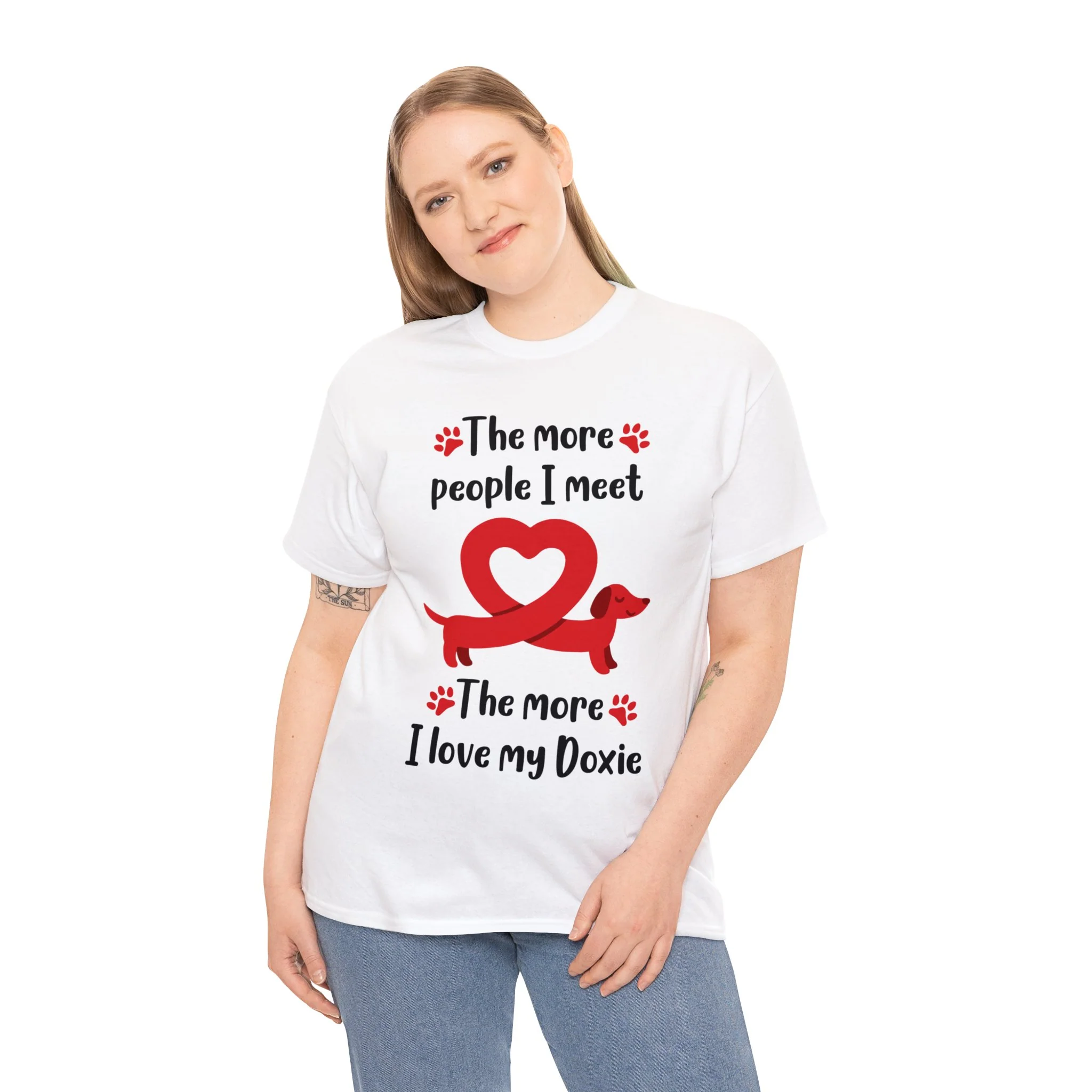 Roxie - Unisex Cotton T-Shirt - Image 4