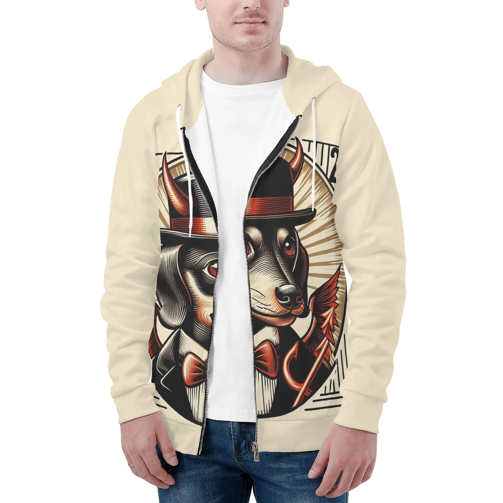 Ruby - All Over Print Zip Up Hoodie - Image 3