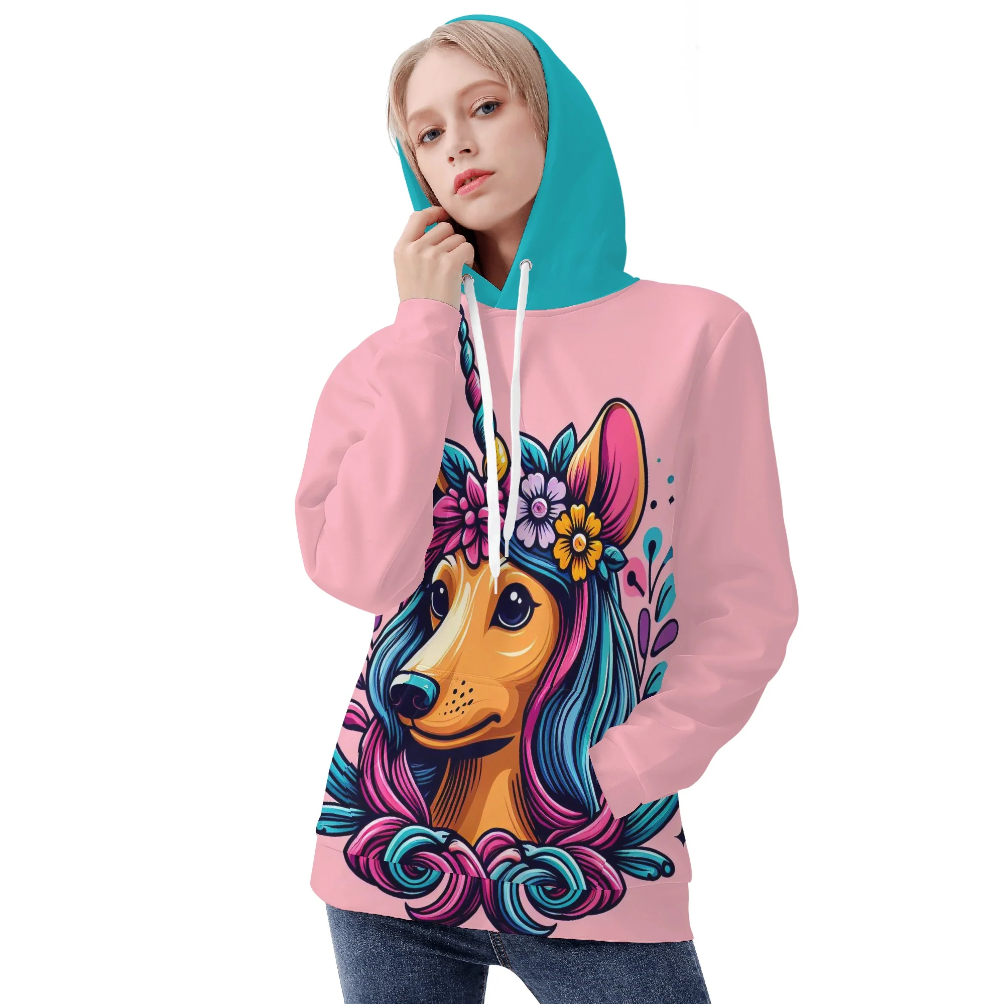 Sandy - All Over Print Hoodie - Image 5
