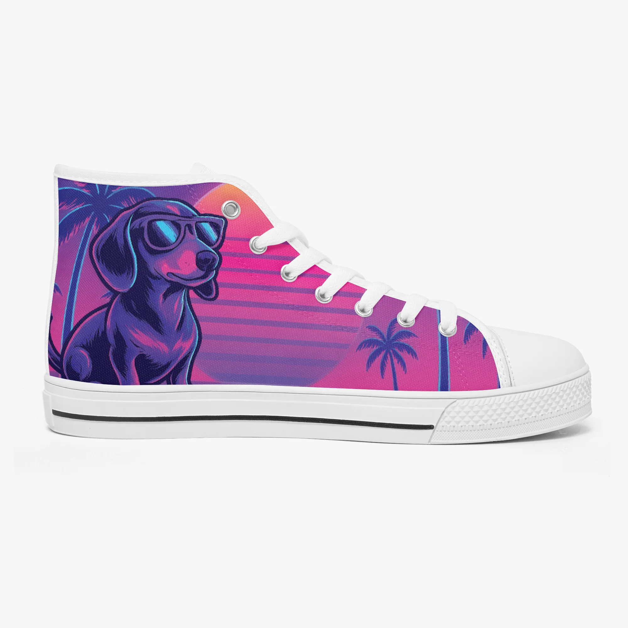 Bacon - Classic High-Top Canvas Shoes