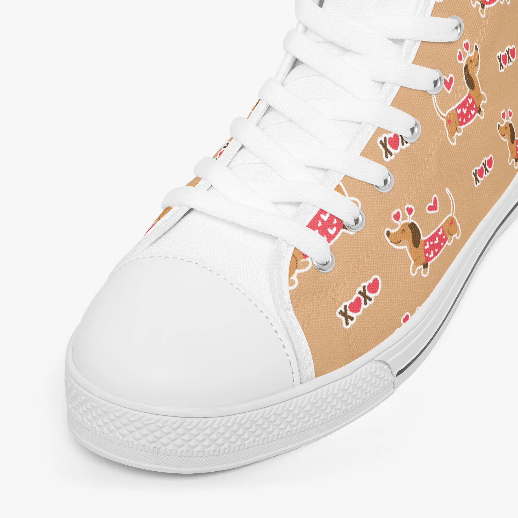 Footie - Classic High-Top Canvas Shoes - Image 5