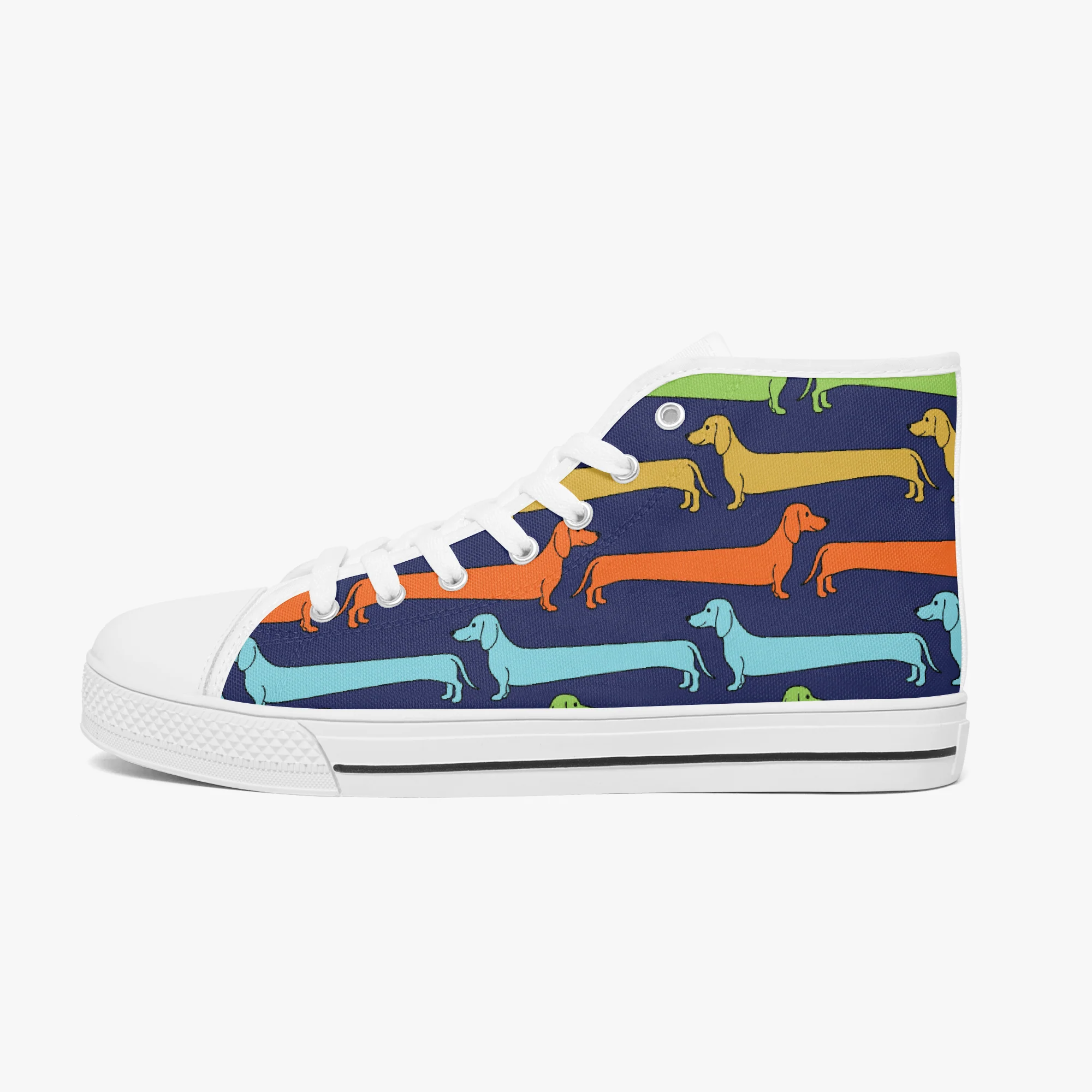 Cannoli - Classic High-Top Canvas Shoes - Image 2