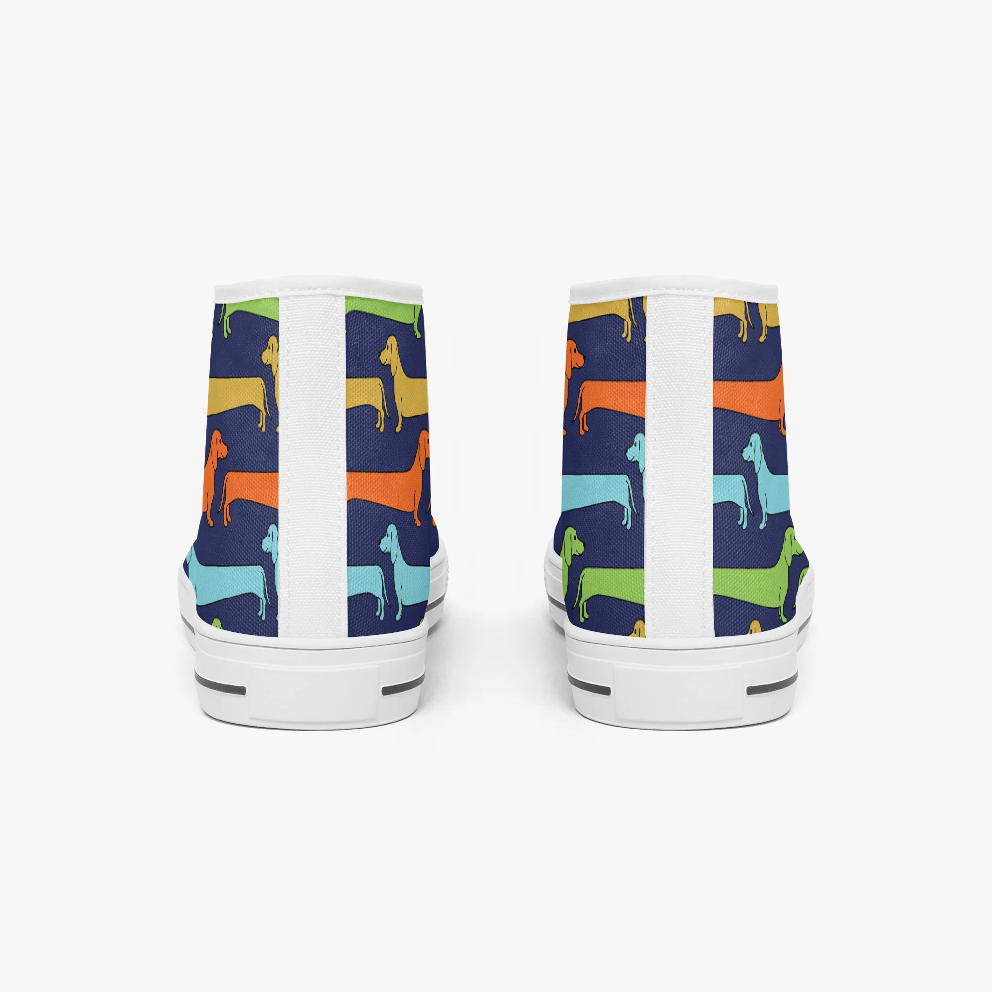 Cannoli - Classic High-Top Canvas Shoes - Image 3