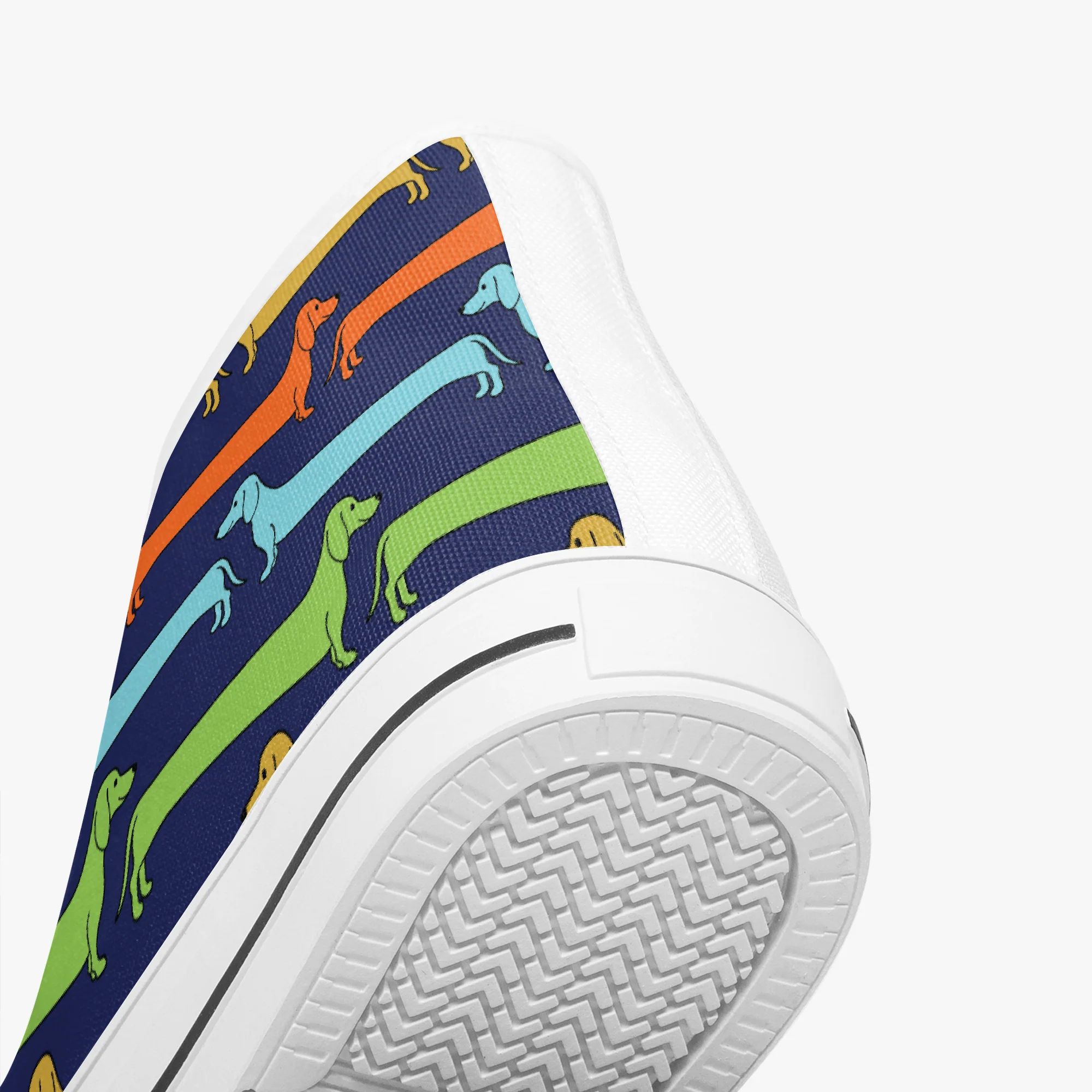 Cannoli - Classic High-Top Canvas Shoes - Image 4