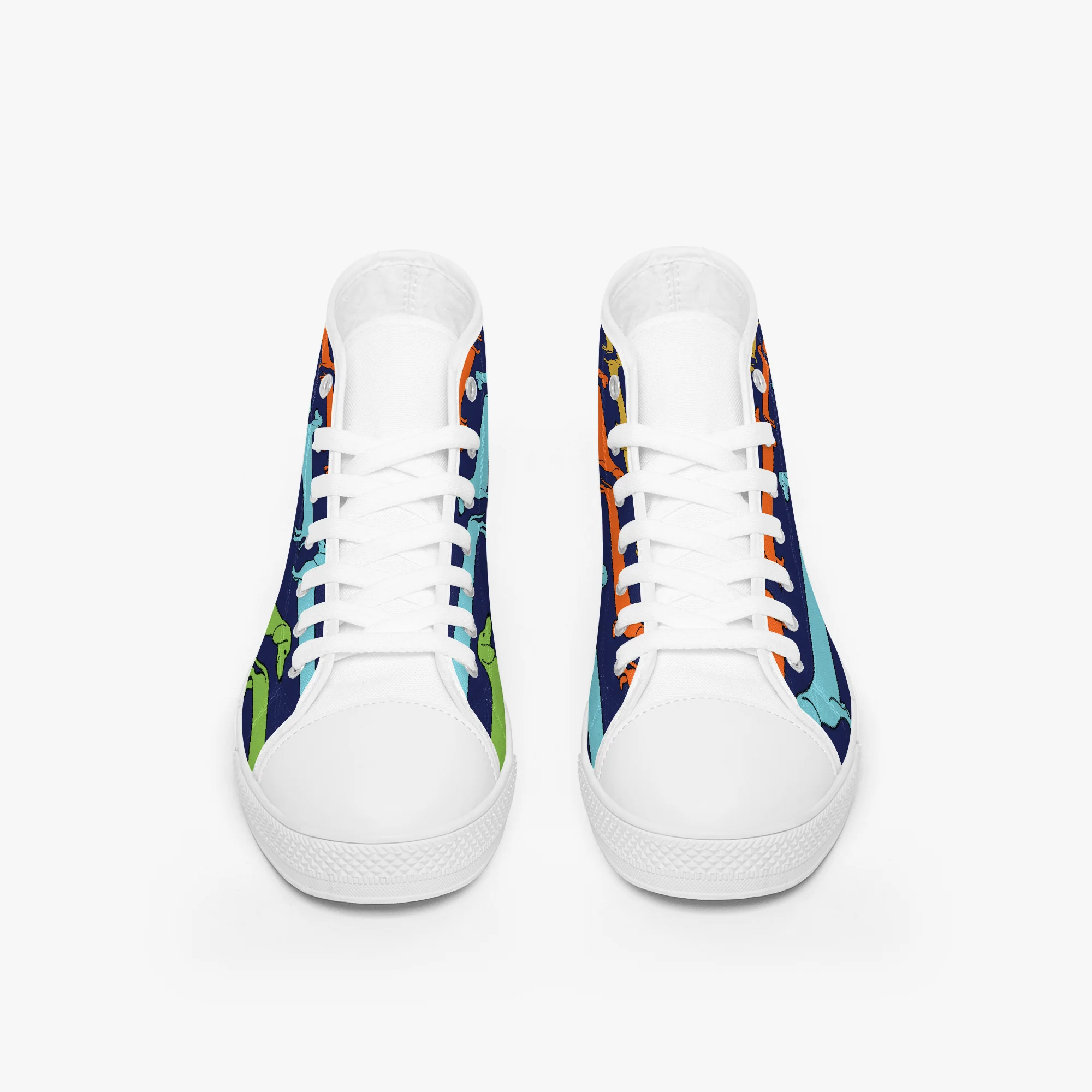 Cannoli - Classic High-Top Canvas Shoes - Image 6