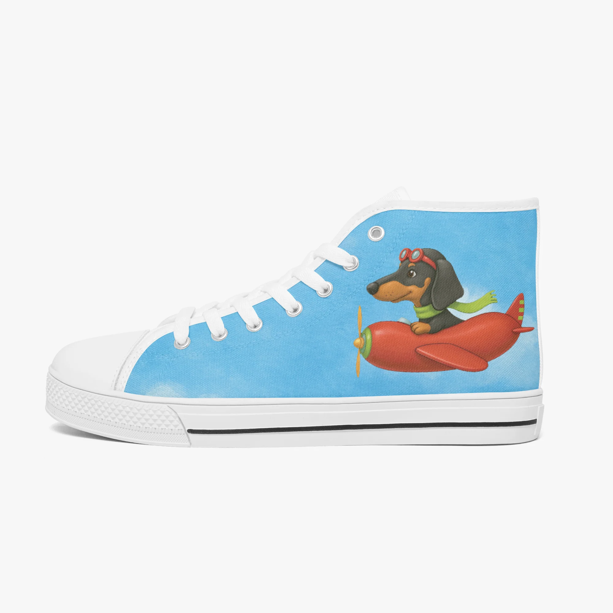 Cocoa - Classic High-Top Canvas Shoes - Image 2