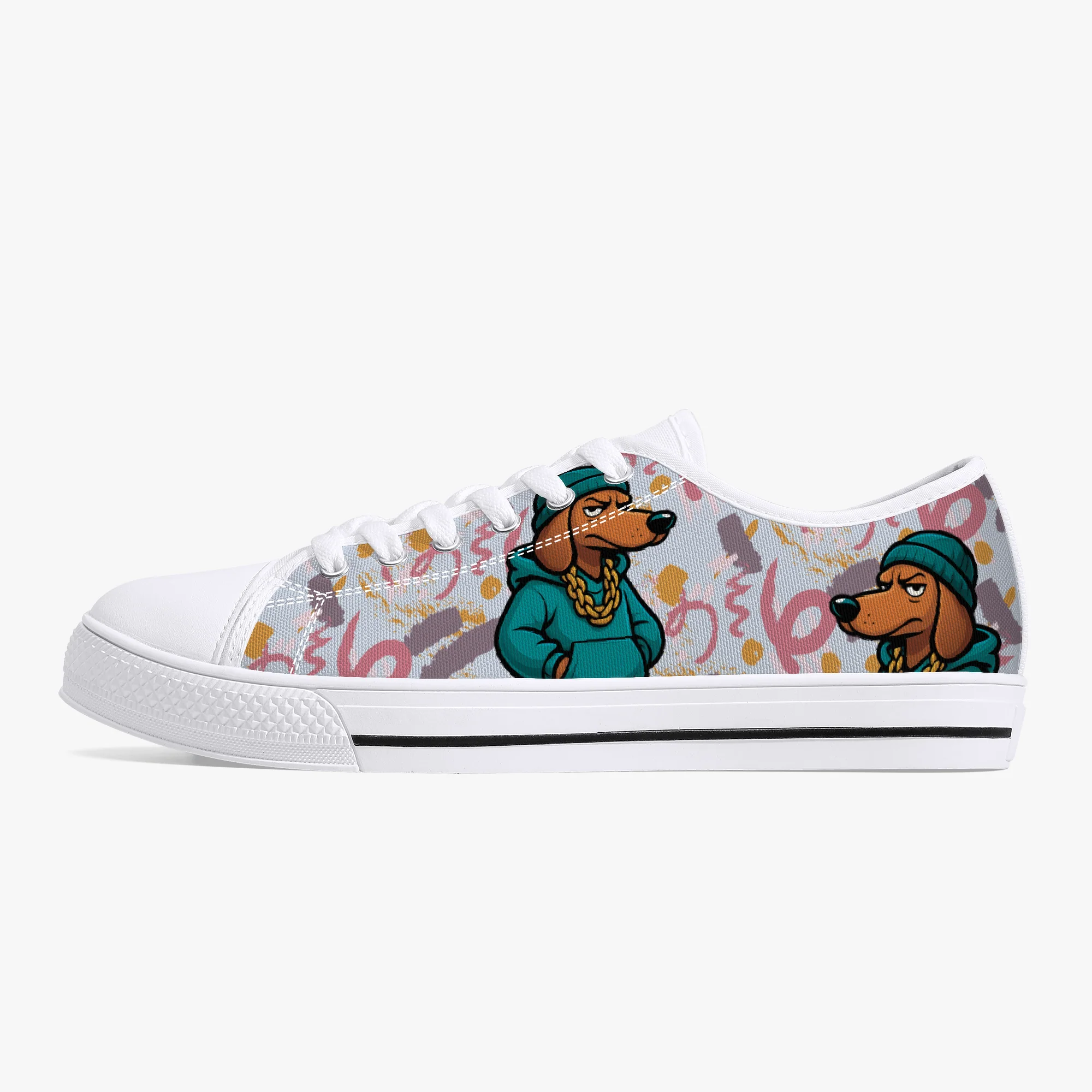 Daphne - Classic Low-Top Canvas Shoes - Image 10