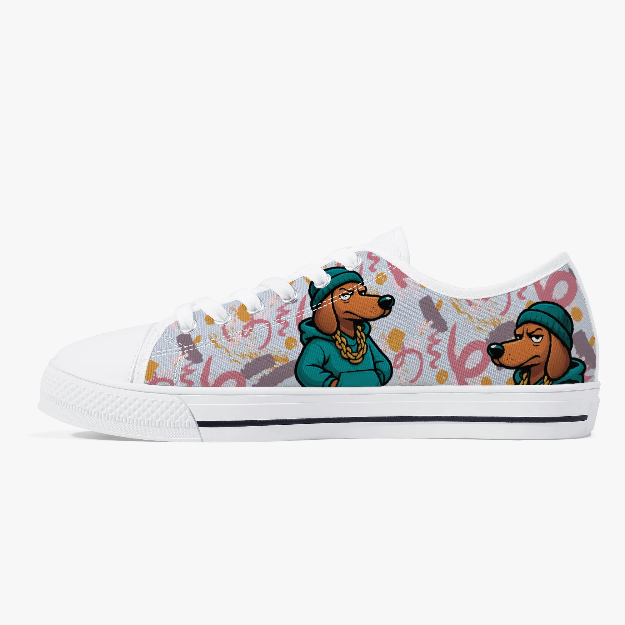 Daphne - Classic Low-Top Canvas Shoes - Image 12
