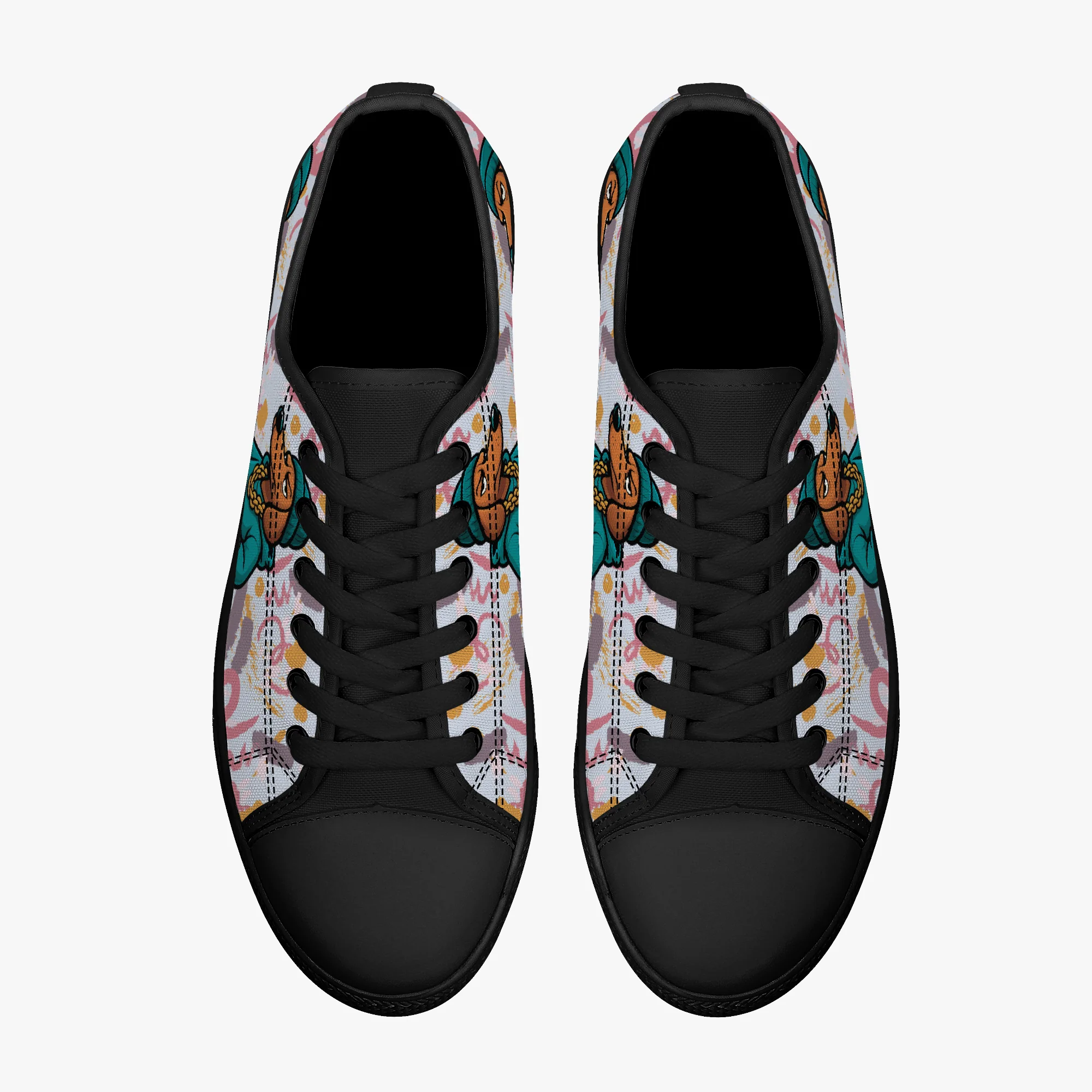 Daphne - Classic Low-Top Canvas Shoes - Image 2