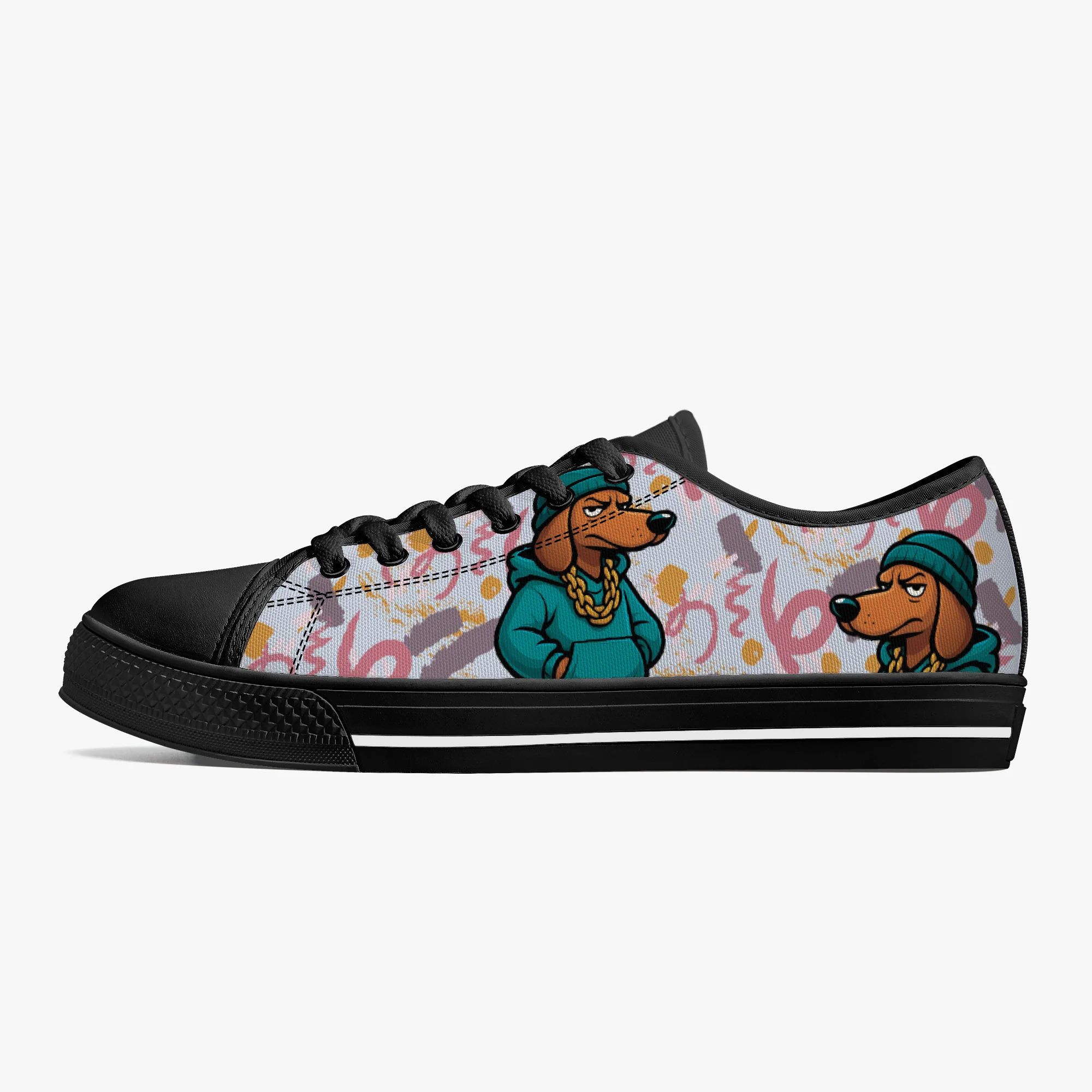 Daphne - Classic Low-Top Canvas Shoes - Image 4