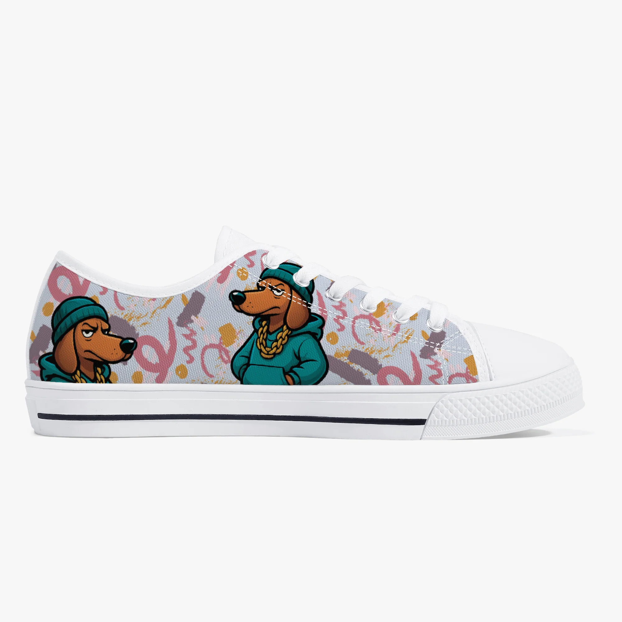 Daphne - Classic Low-Top Canvas Shoes - Image 5