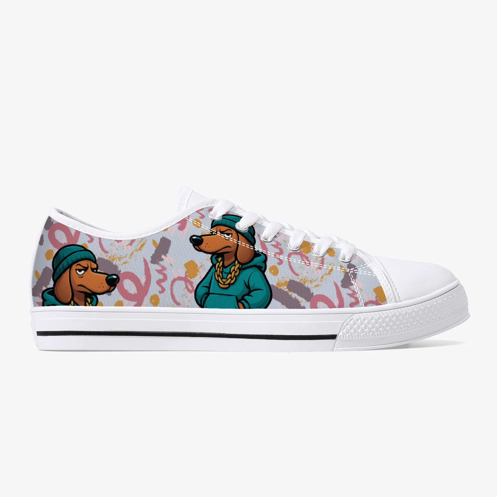 Daphne - Classic Low-Top Canvas Shoes - Image 7