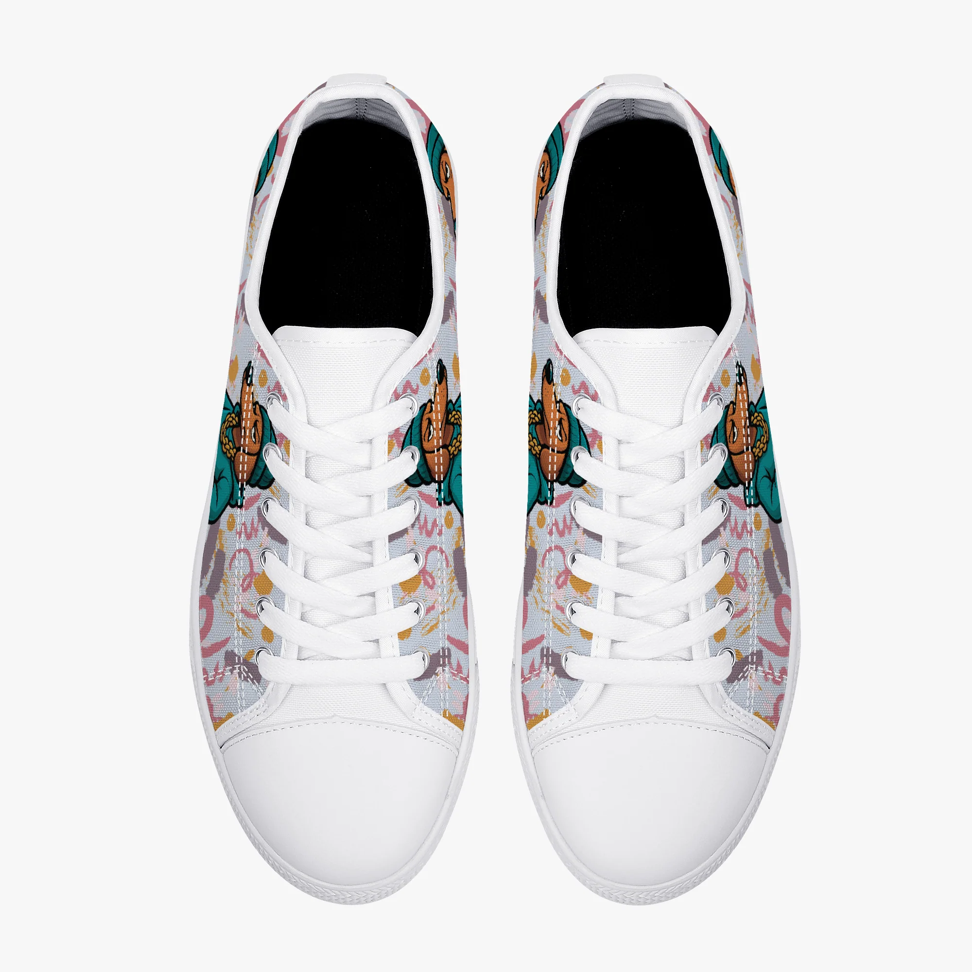 Daphne - Classic Low-Top Canvas Shoes - Image 8