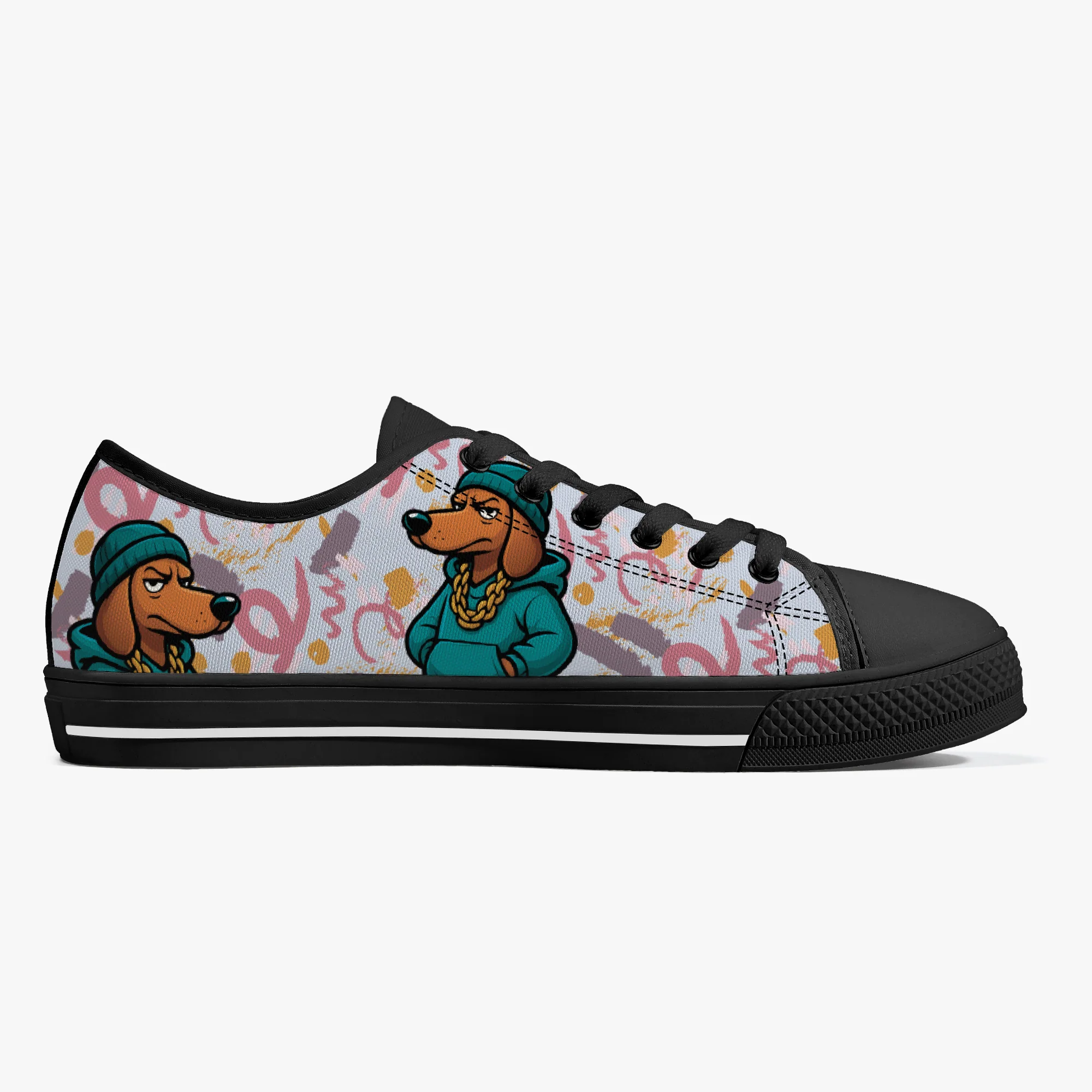Daphne - Classic Low-Top Canvas Shoes - Image 9