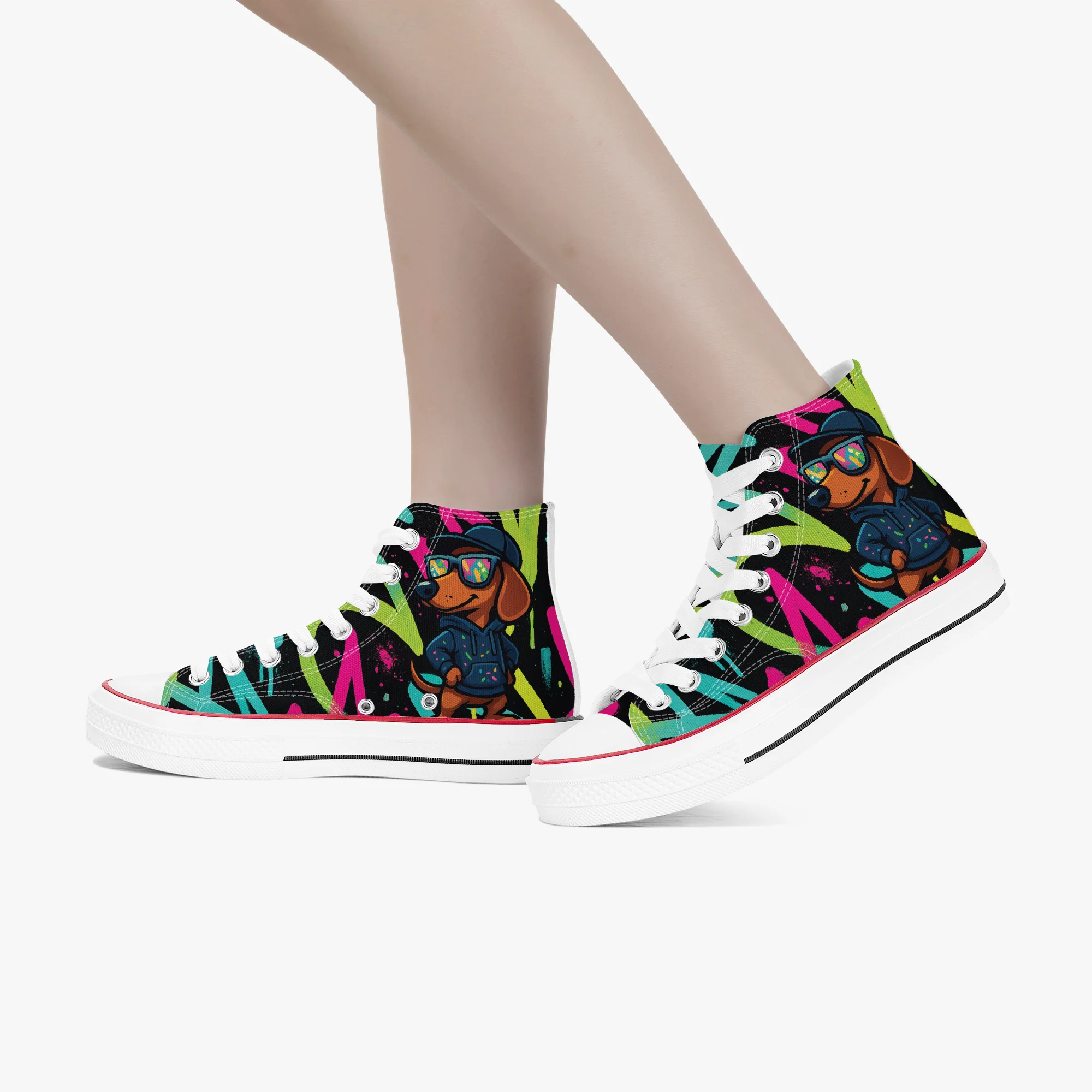 Cupcake - High-Top Canvas Shoes - Image 3