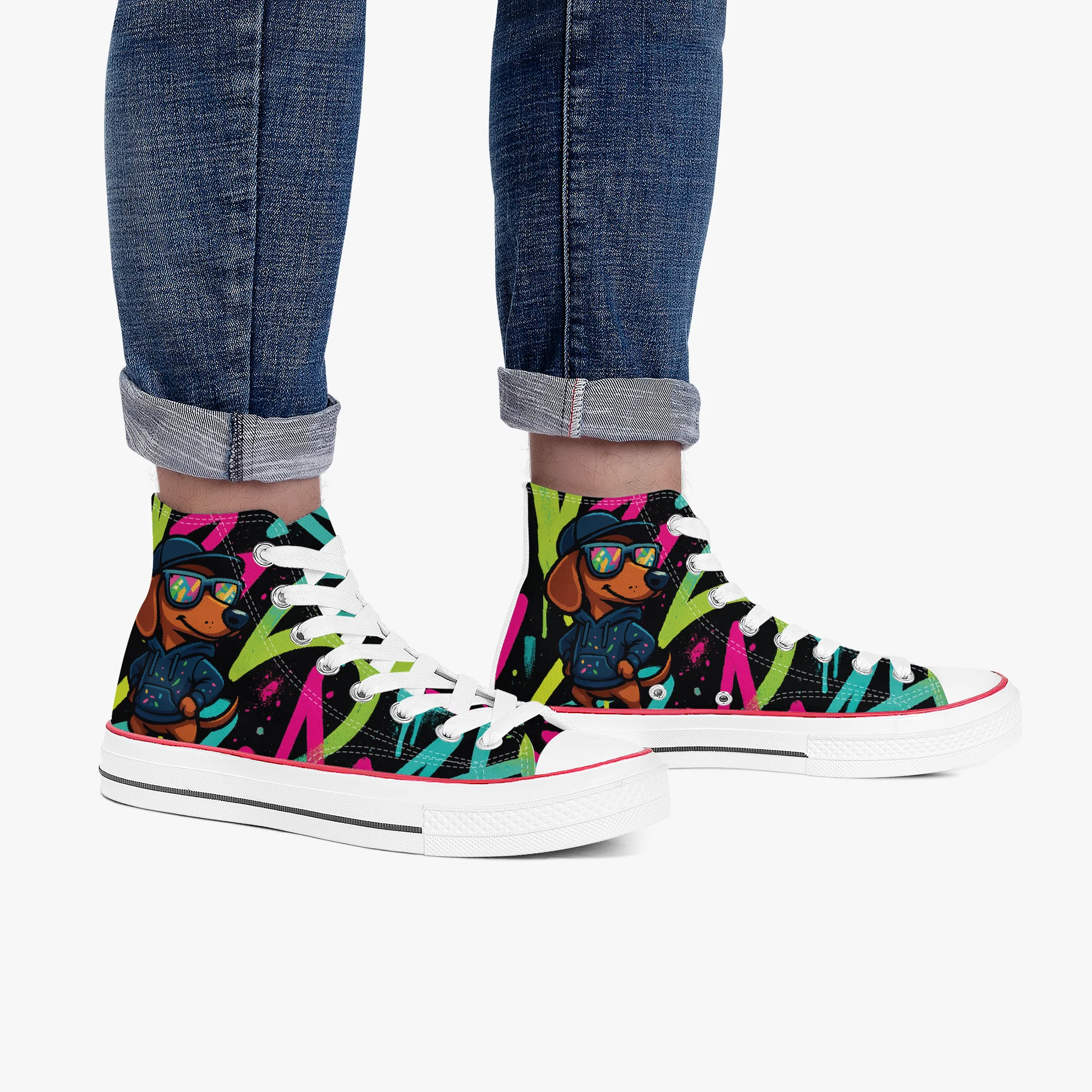 Cupcake - High-Top Canvas Shoes - Image 8