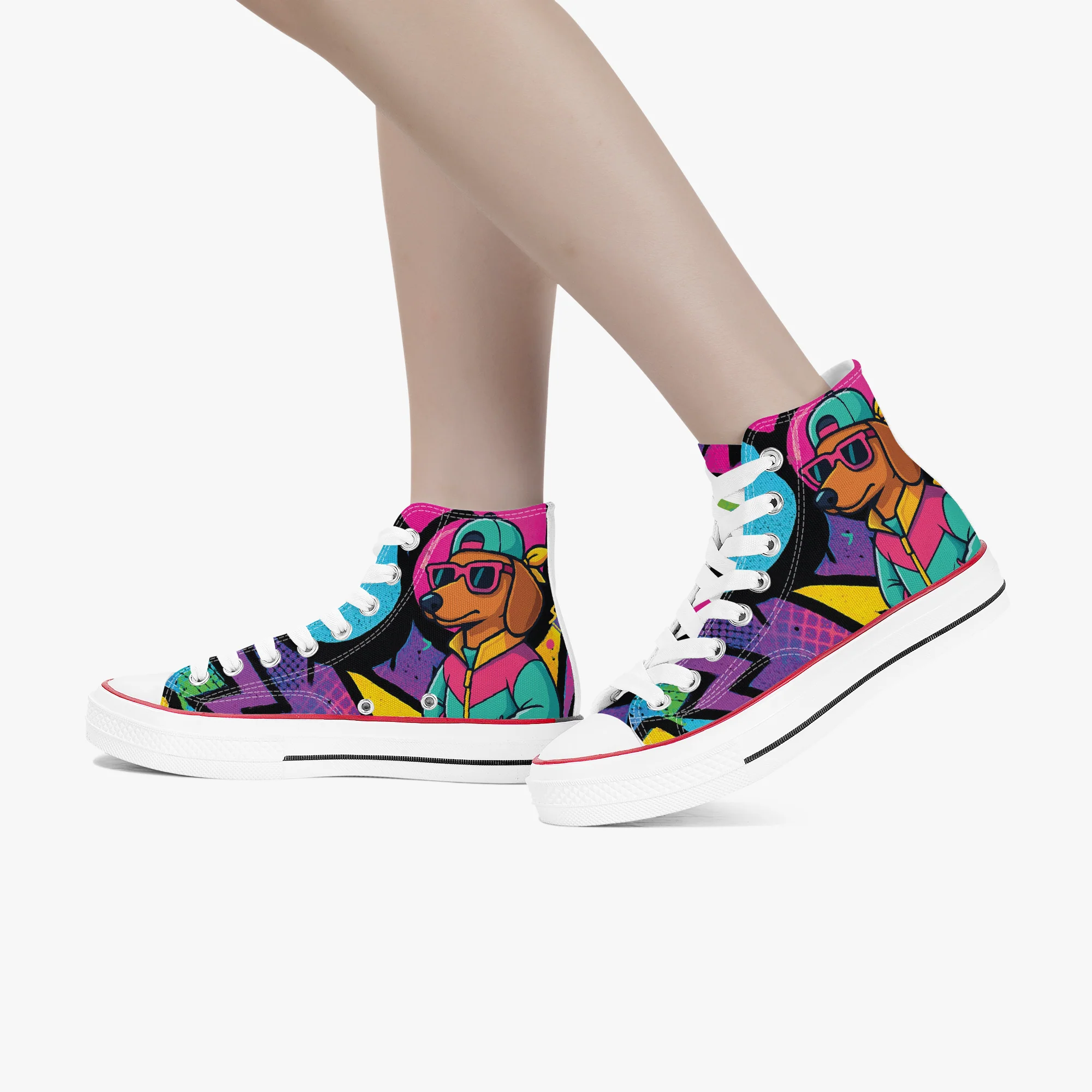 Ginger - High-Top Canvas Shoes - Image 3