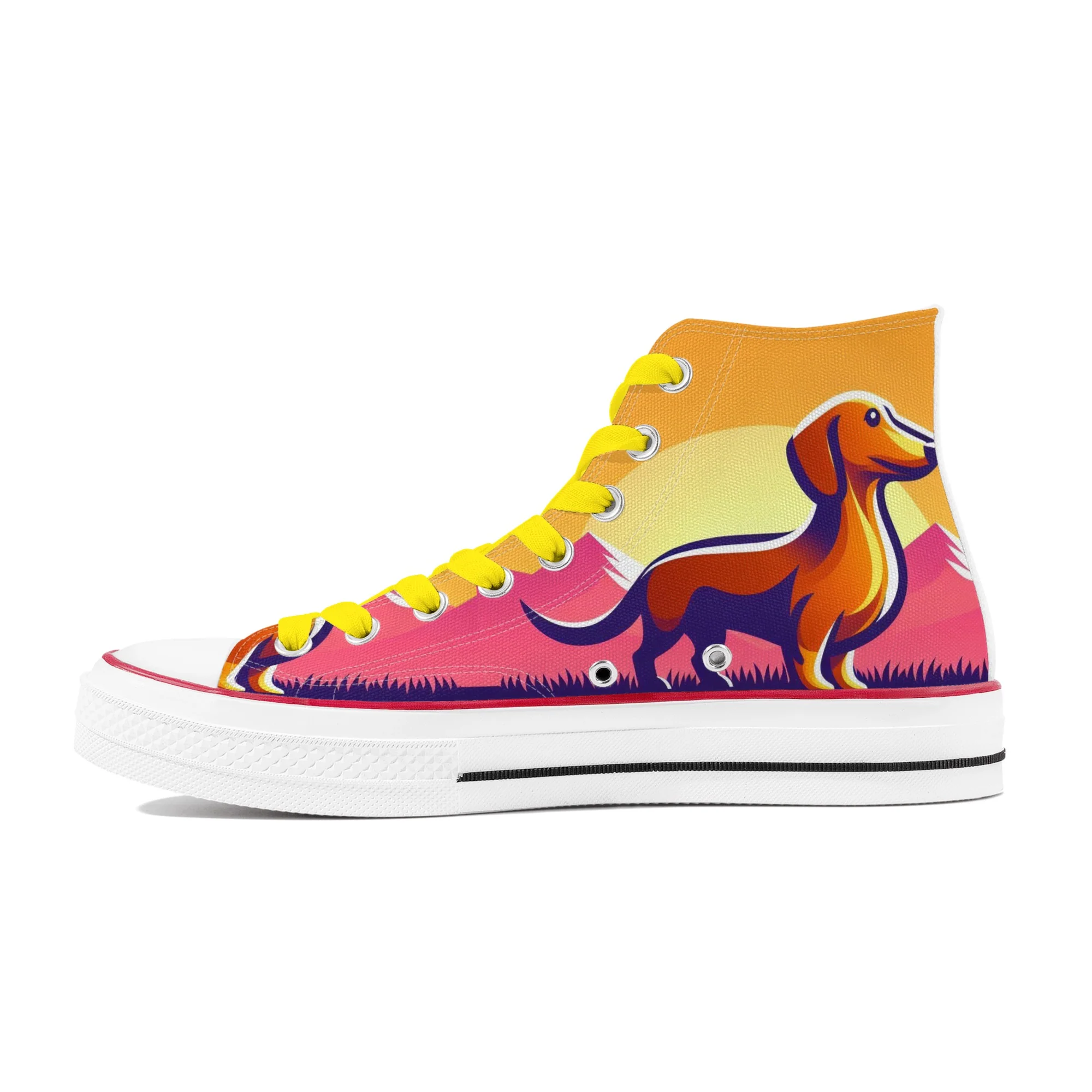 shoes - Classic High Top Canvas Shoes - Image 4