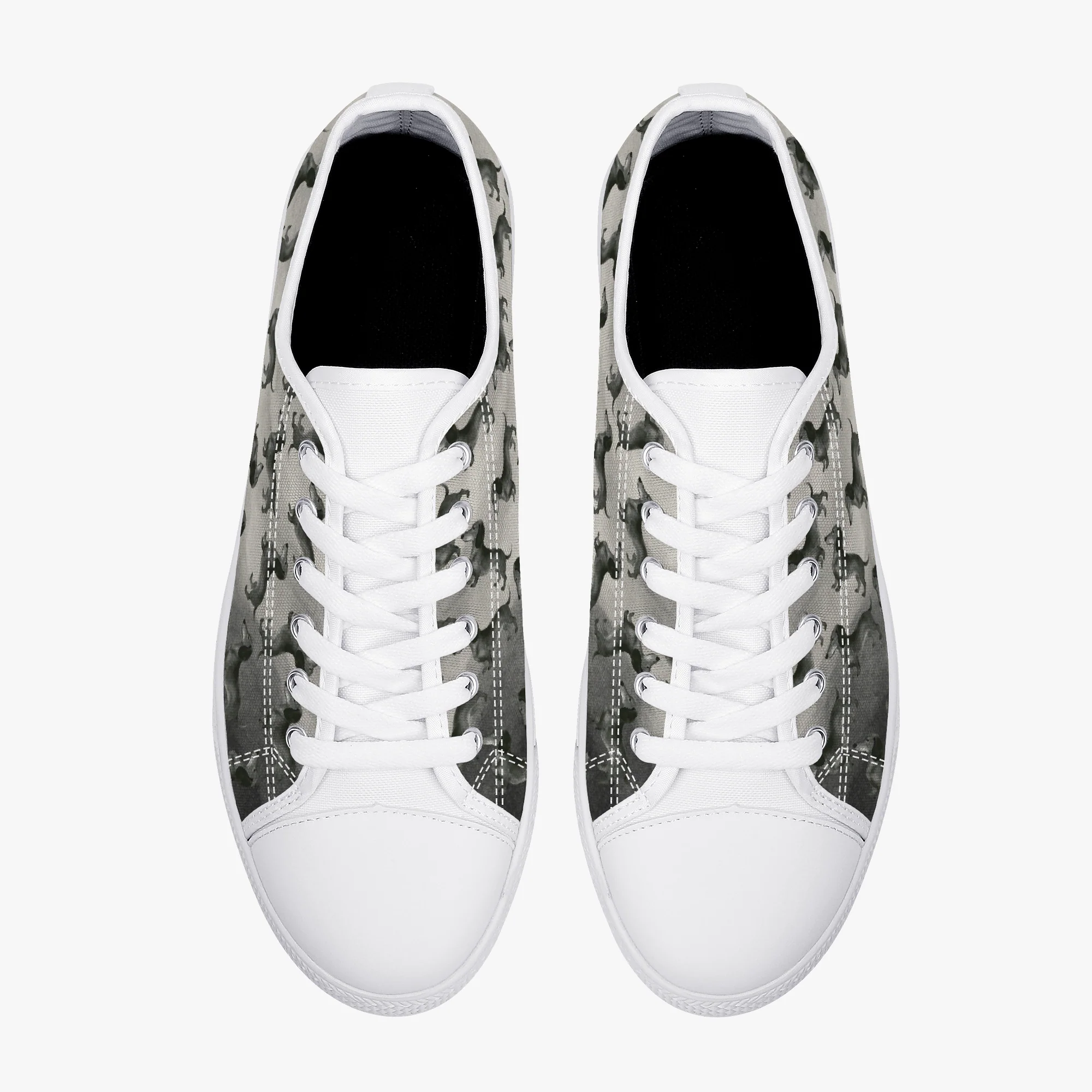 Ginger - Classic Low-Top Canvas Shoes - Image 9
