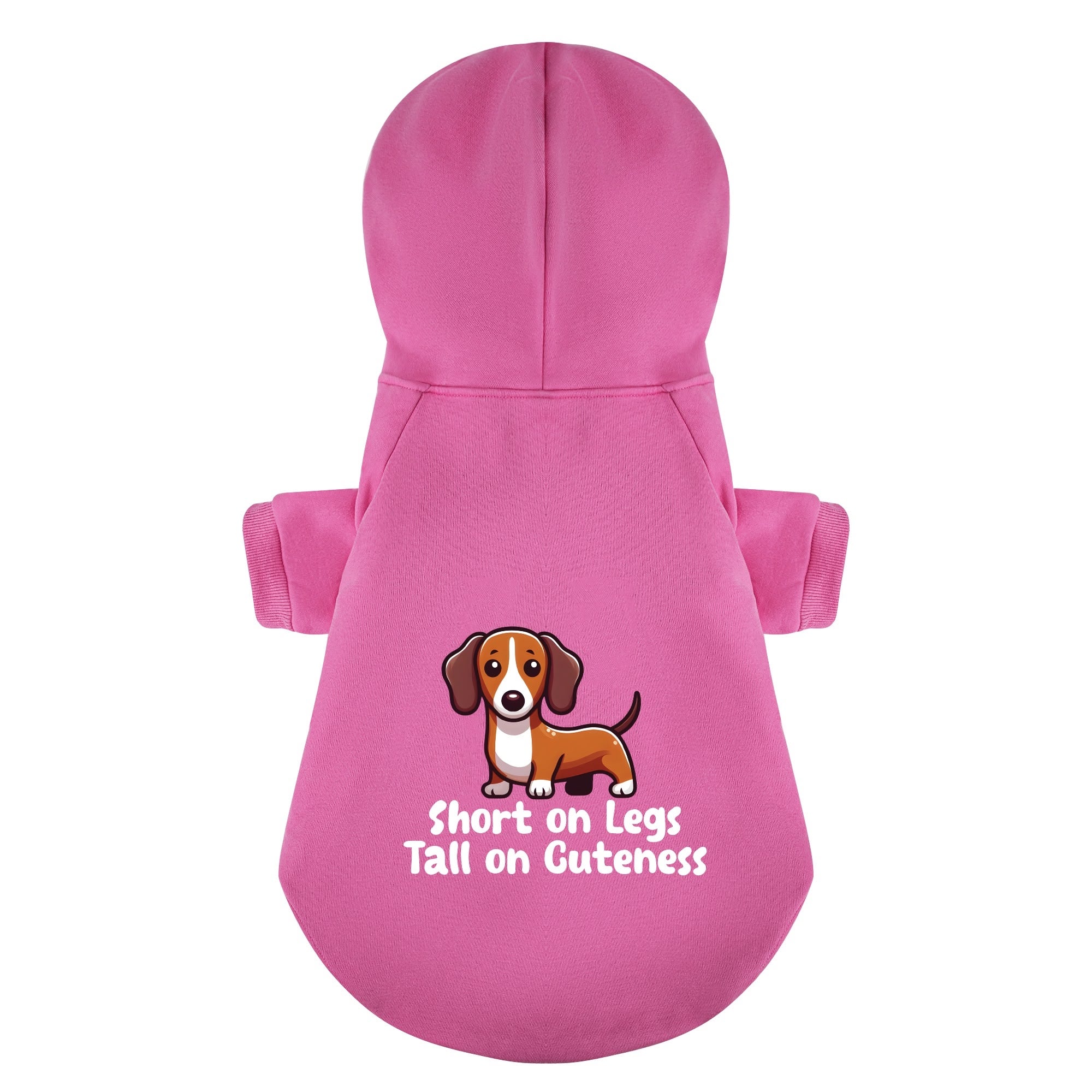 Short on Legs, Tall on Cuteness - Personalized Dachshund Hoodies with Funny Quotes – Stylish, Cozy, and Premium 100% Cotton - Image 6