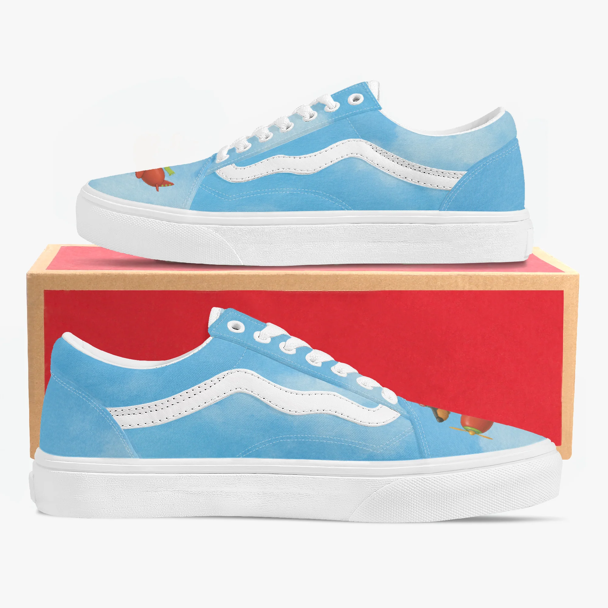 Jimmy - Trendy Low-Top Canvas Sneakers - Image 8