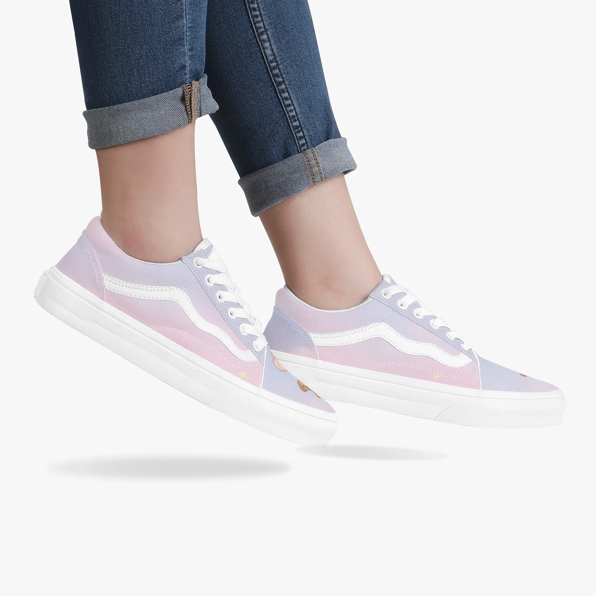 Churro - Trendy Low-Top Canvas Sneakers - Image 11