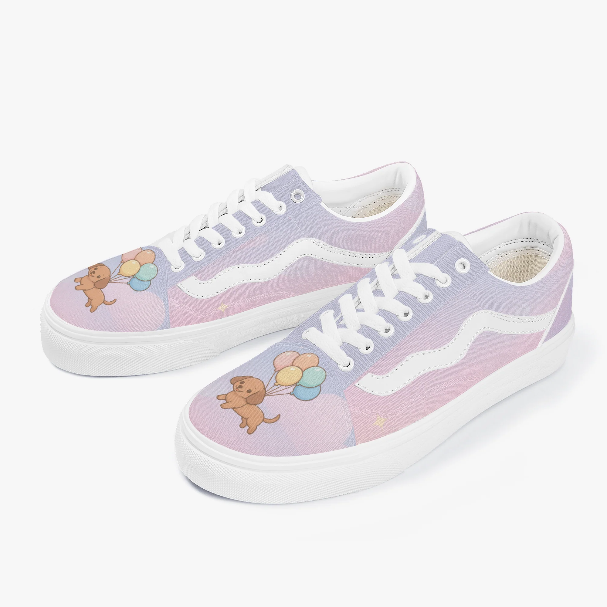 Churro - Trendy Low-Top Canvas Sneakers - Image 7