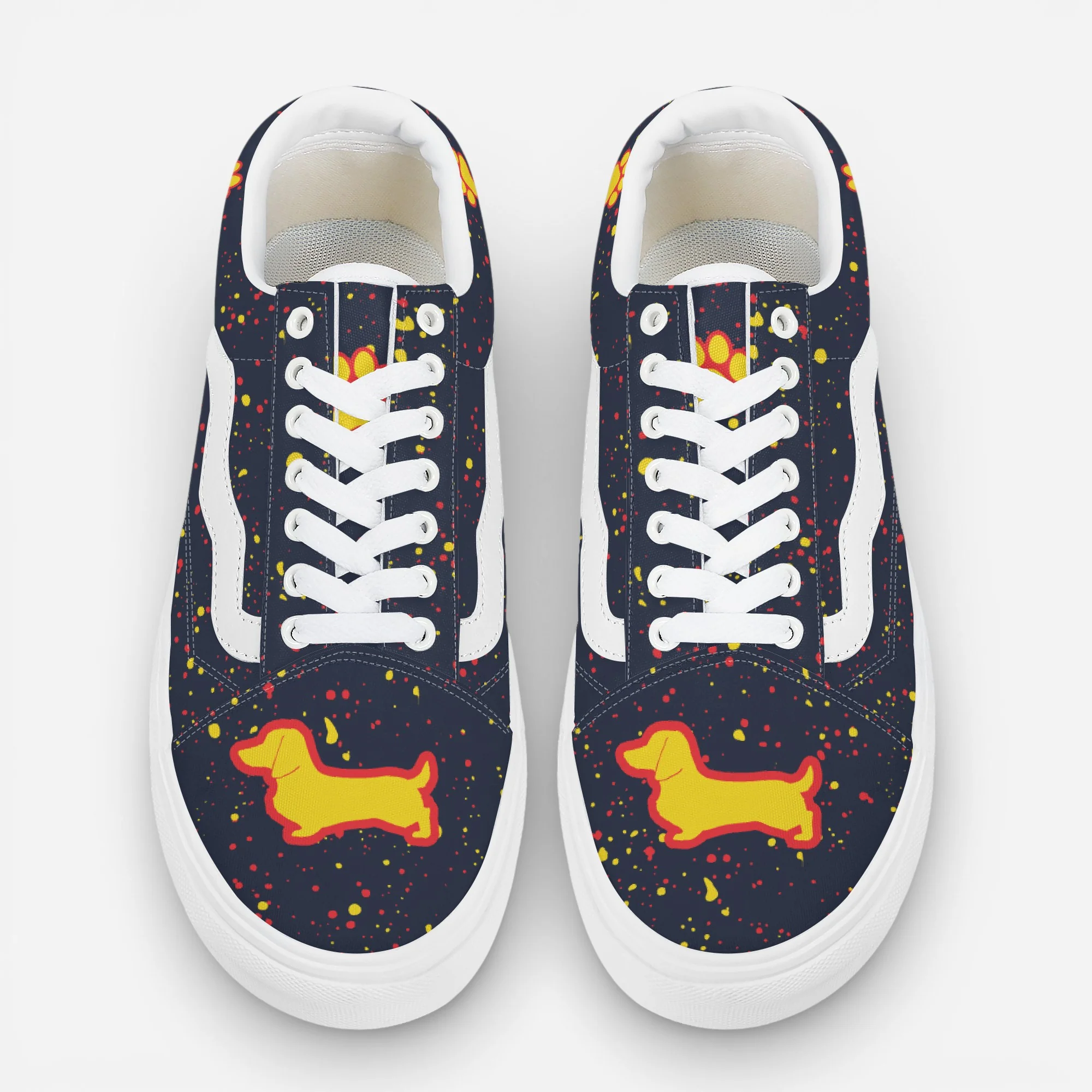 Cocoa - Trendy Low-Top Canvas Sneakers