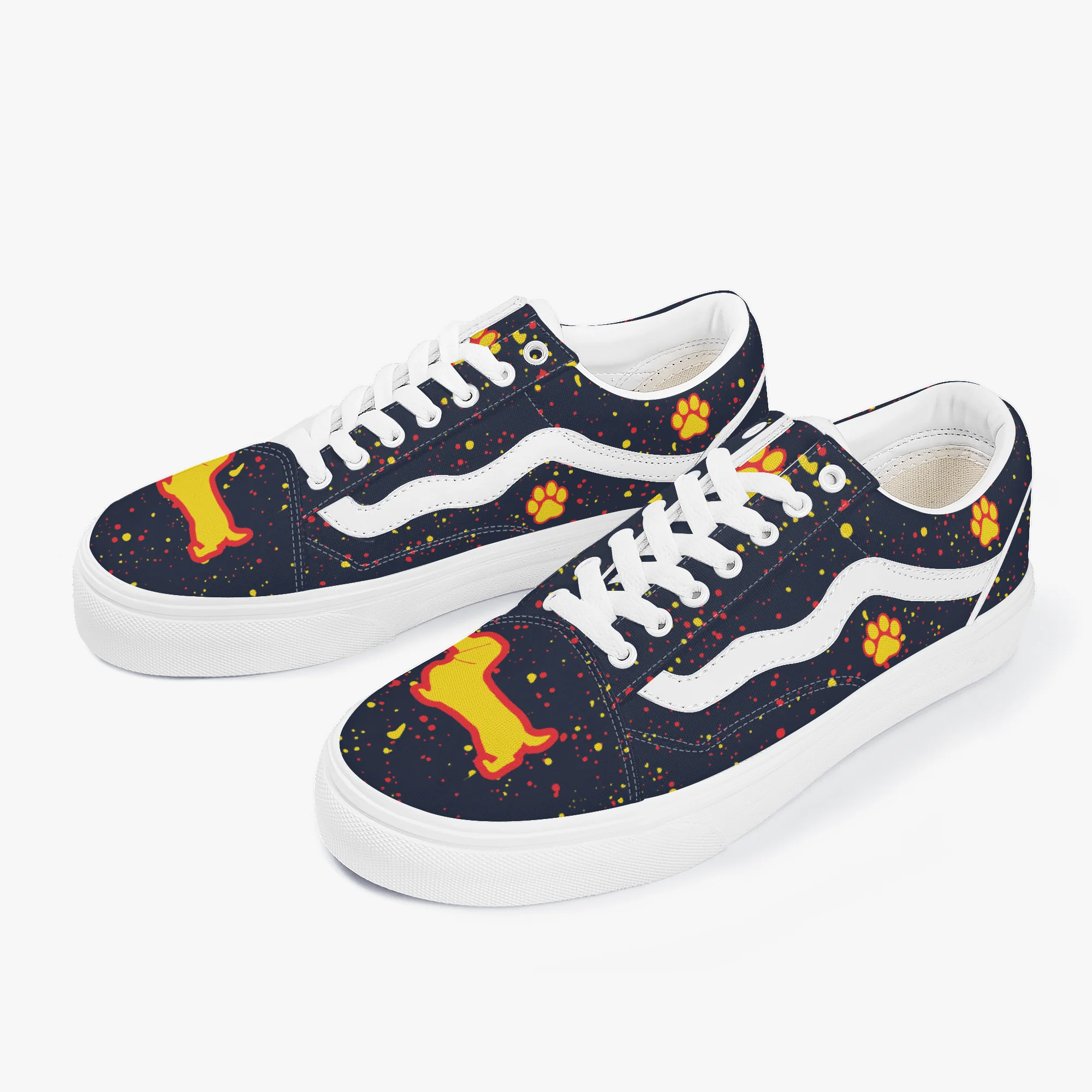Cocoa - Trendy Low-Top Canvas Sneakers - Image 7