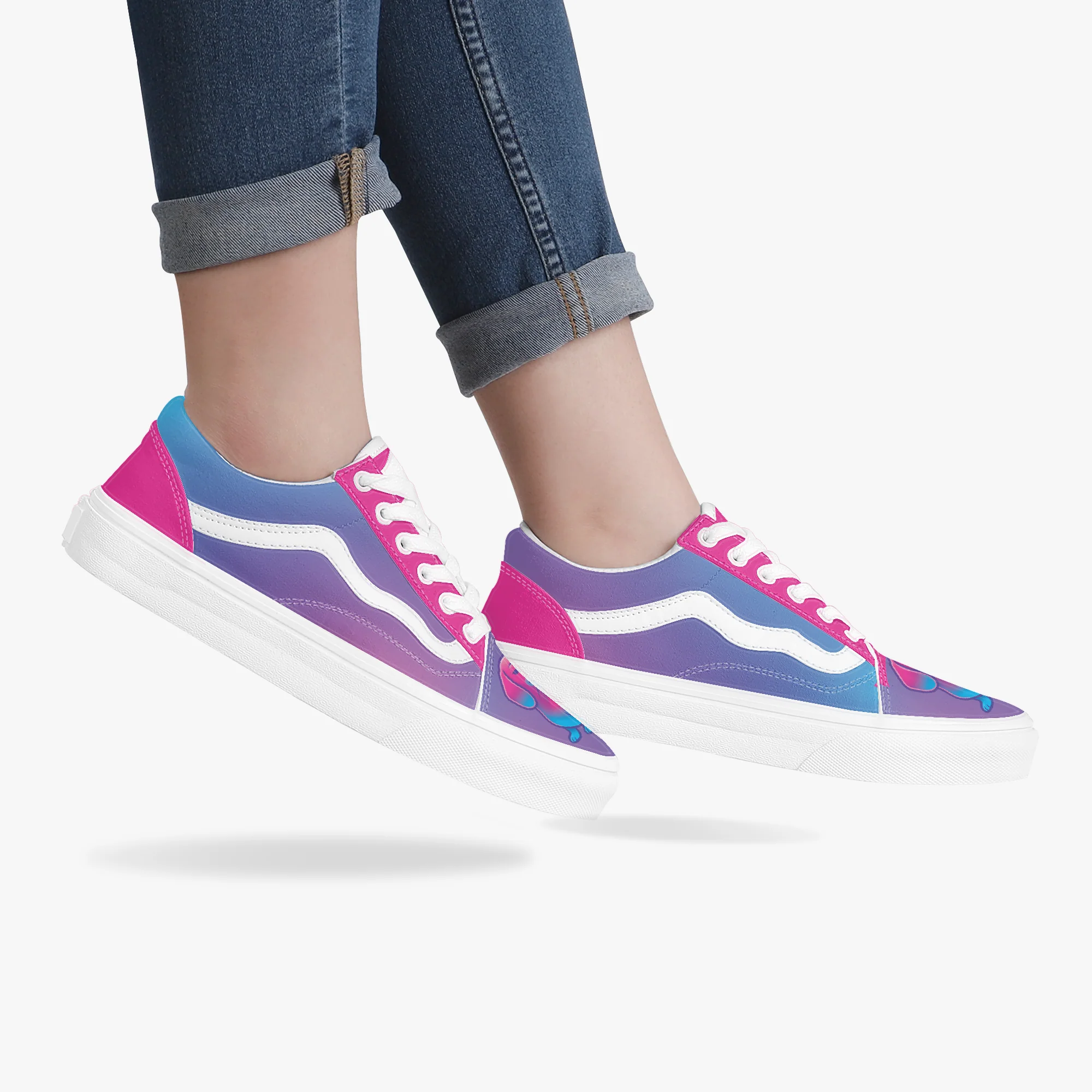 Egg - Trendy Low-Top Canvas Sneakers - Image 11