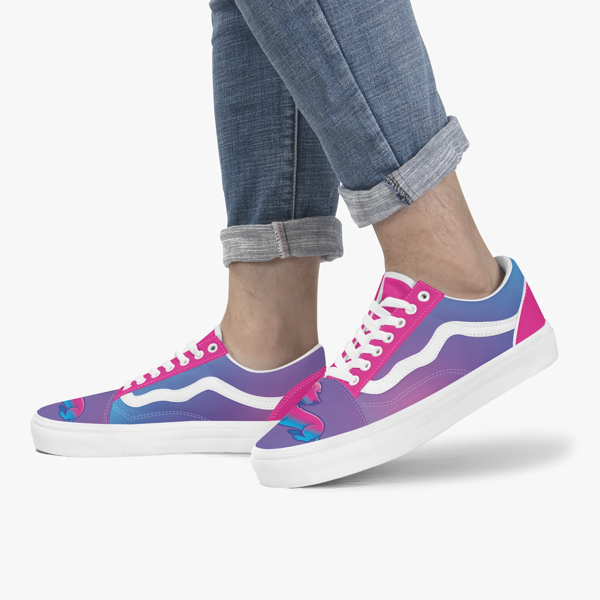 Egg - Trendy Low-Top Canvas Sneakers - Image 6