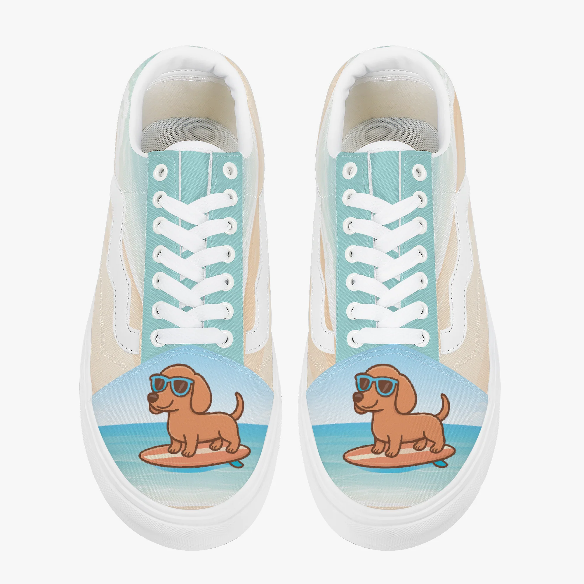 Sushi - Trendy Low-Top Canvas Sneakers - Image 3