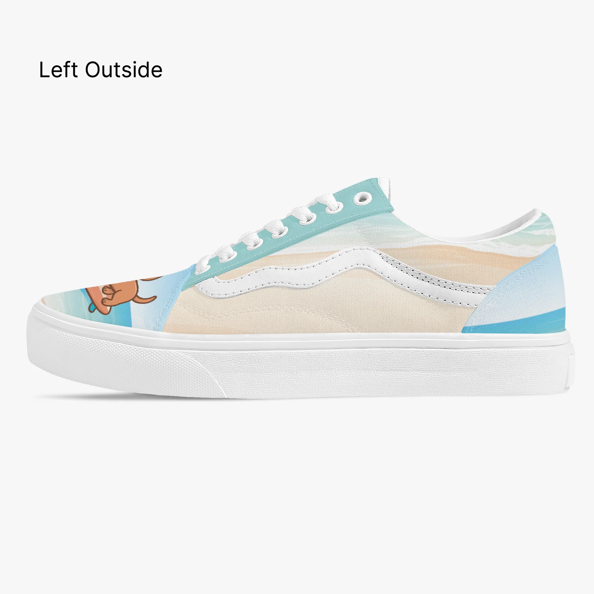Sushi - Trendy Low-Top Canvas Sneakers - Image 5