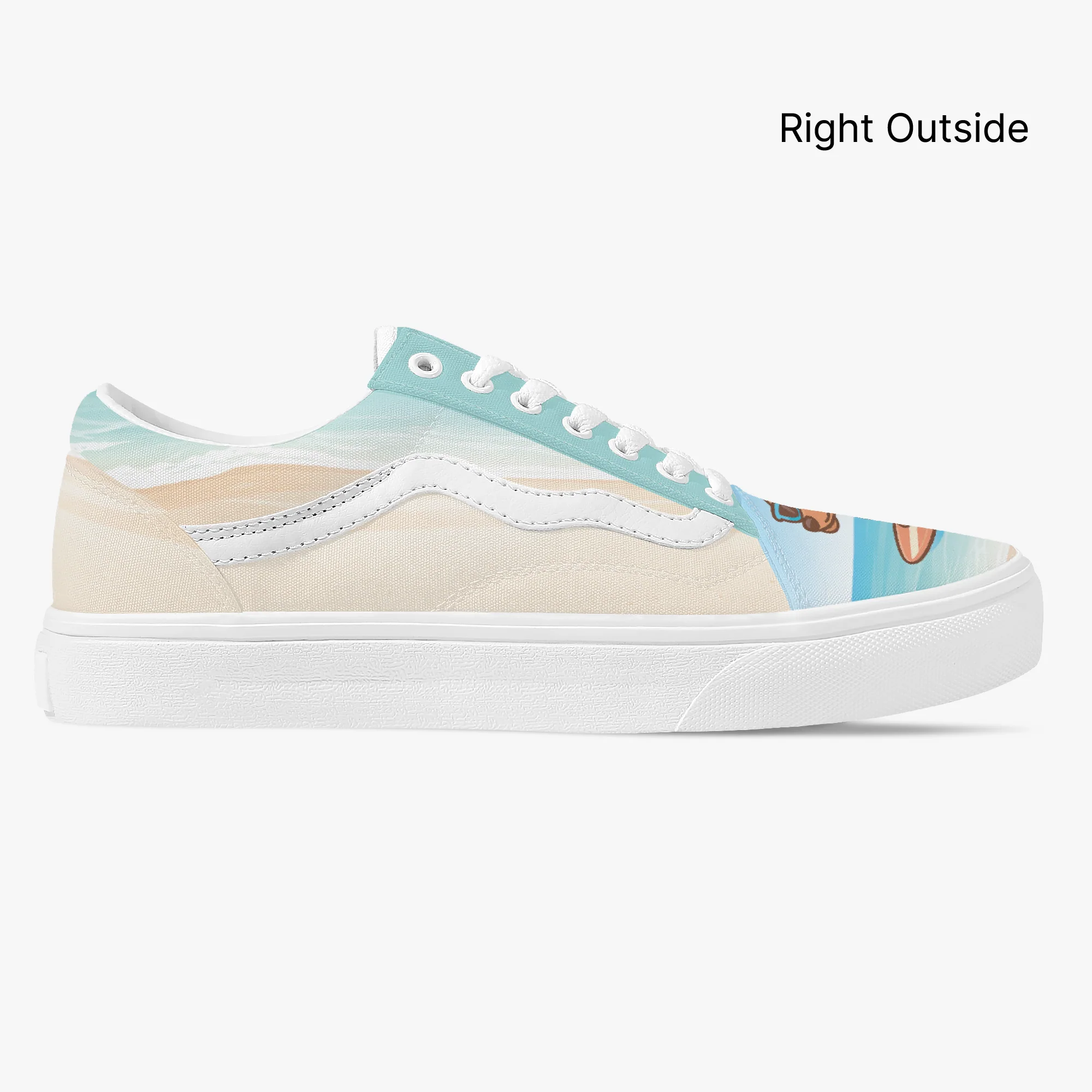 Sushi - Trendy Low-Top Canvas Sneakers - Image 9