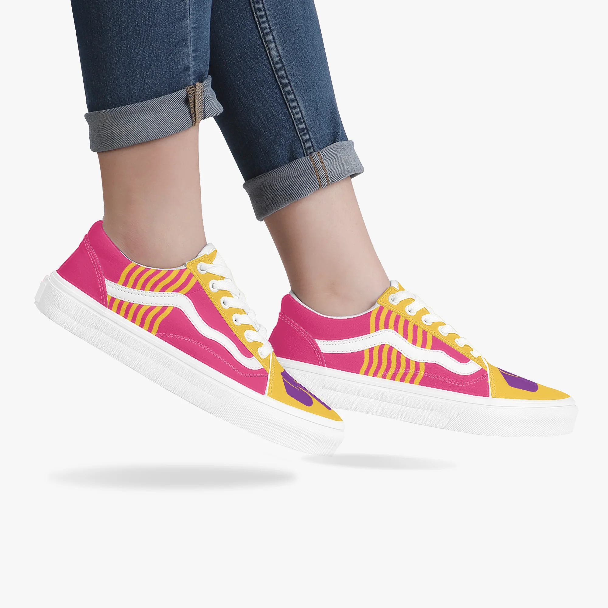 Toast- Trendy Low-Top Canvas Sneakers - Image 11